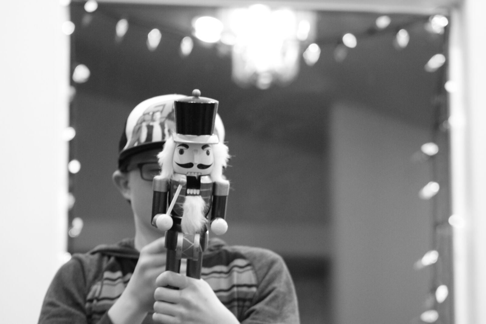 Canon EF 75-300mm f/4-5.6 sample photo. Boy, christmas, nutcracker photography