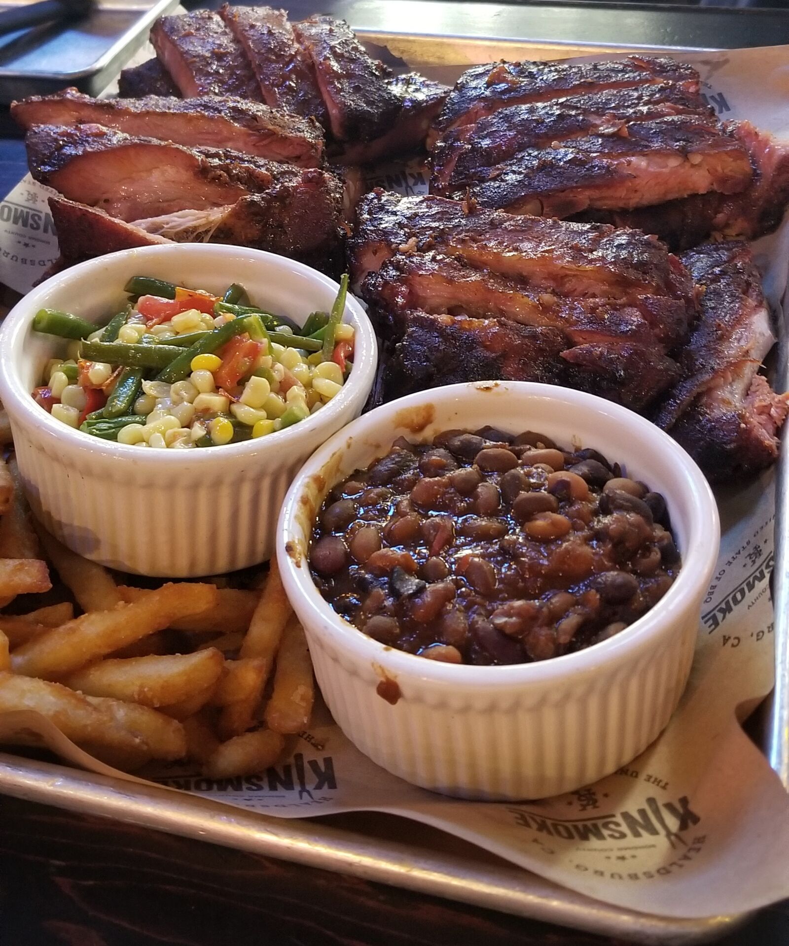 Samsung Galaxy S8 sample photo. Ribs, bbq, food photography