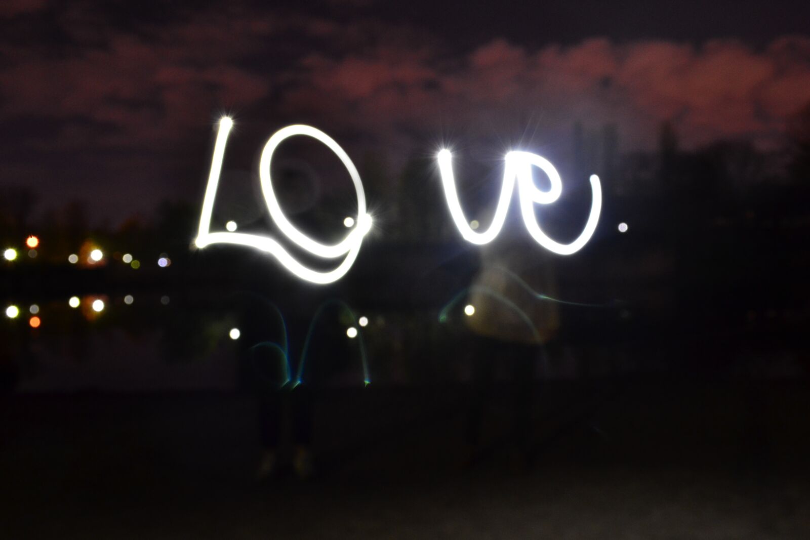 Nikon D3100 sample photo. Love, night, light photography