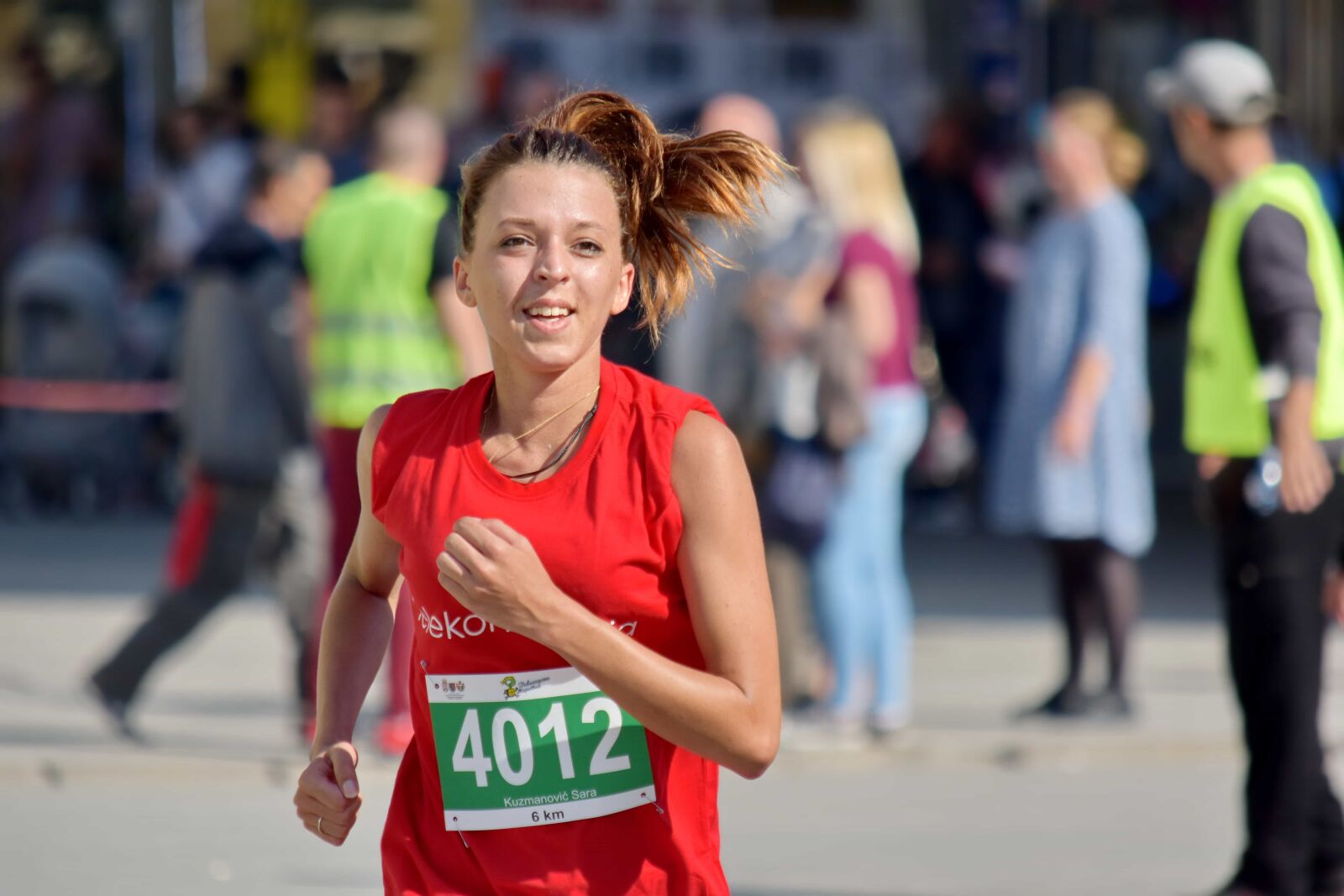 Nikon D5500 sample photo. Foot race, happiness, marathon photography