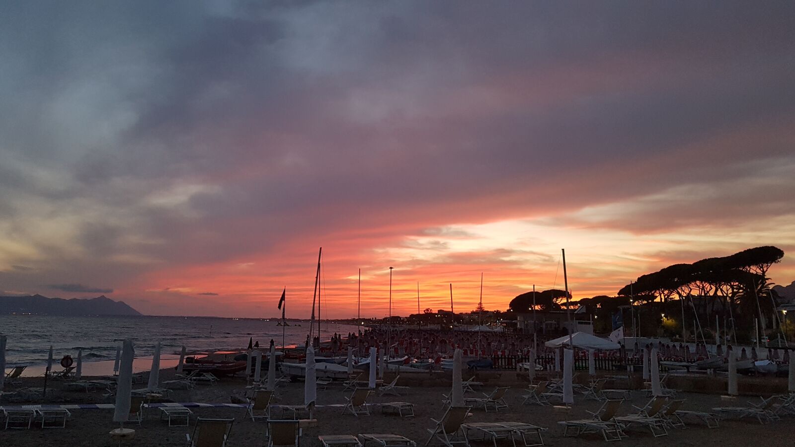 Samsung Galaxy S7 Edge sample photo. Terracina, sunset, landscape photography
