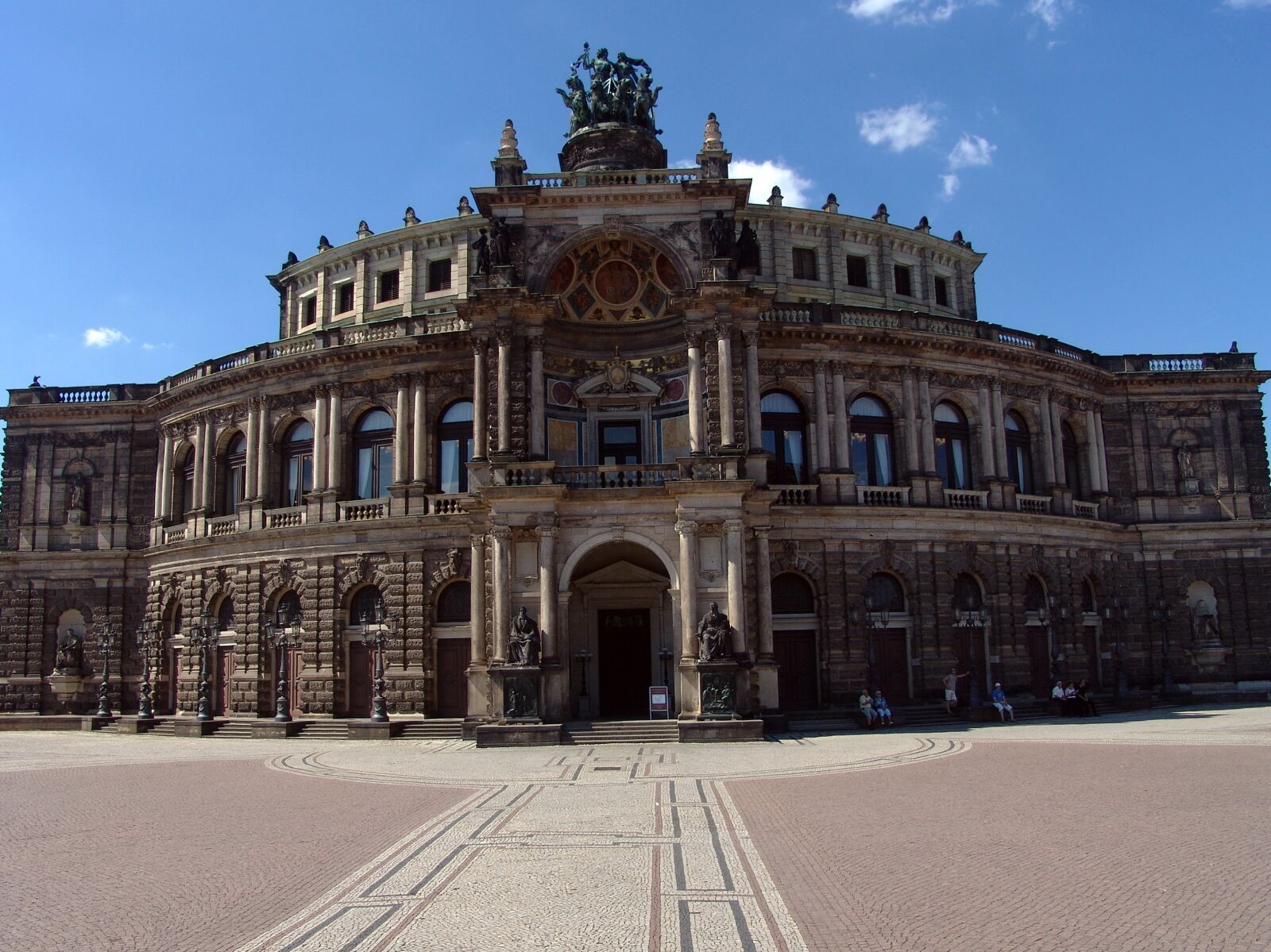 Sony DSC-F828 sample photo. Dresden, semper opera house photography