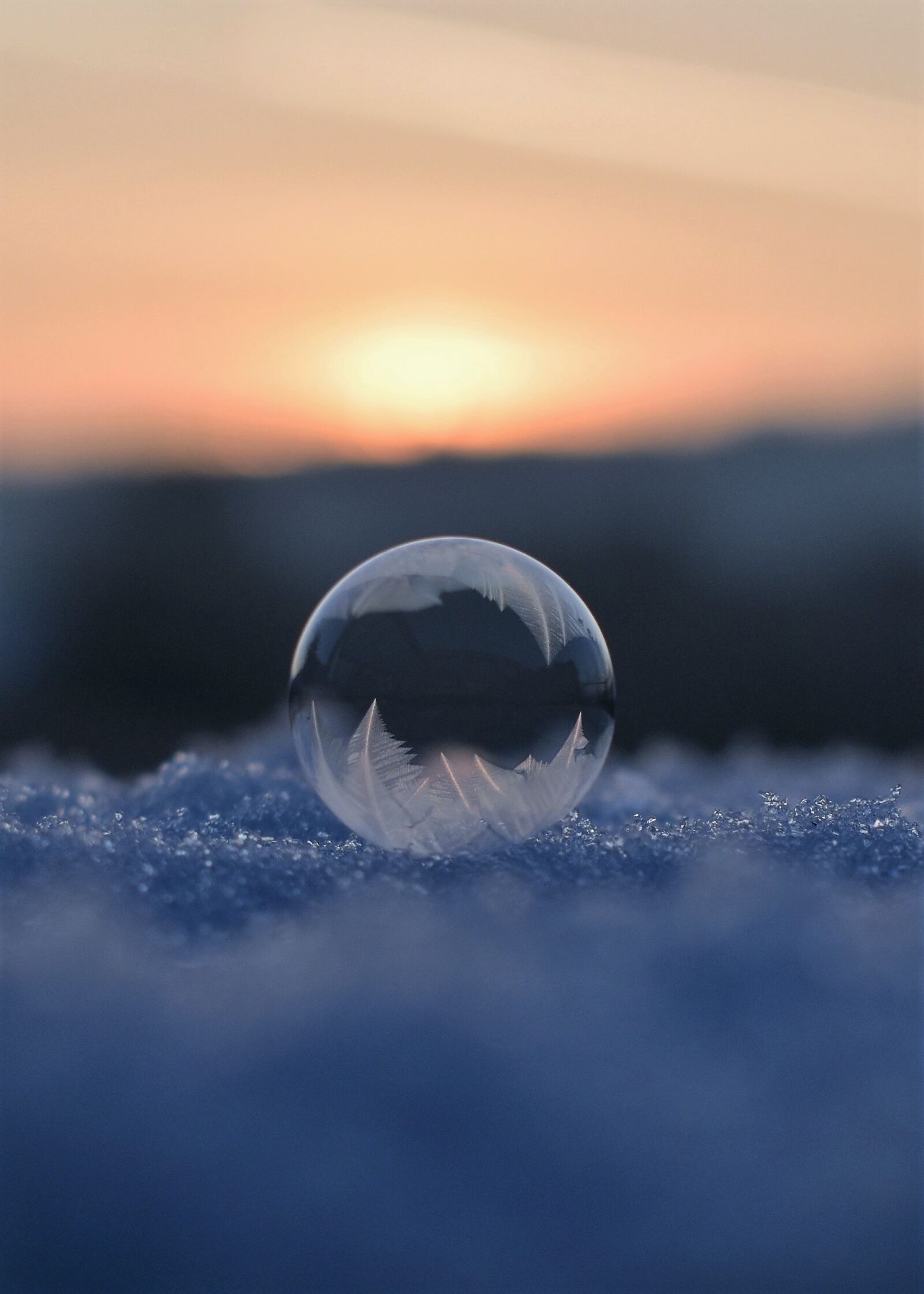 Nikon D5500 sample photo. Soap bubbles, frozen, frozen photography