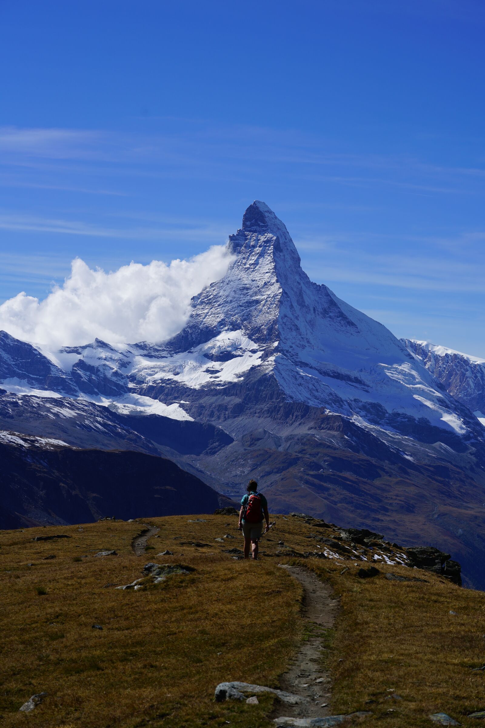 Sony a7R II + Sony FE 90mm F2.8 Macro G OSS sample photo. Matterhorn, mountain, meadow photography