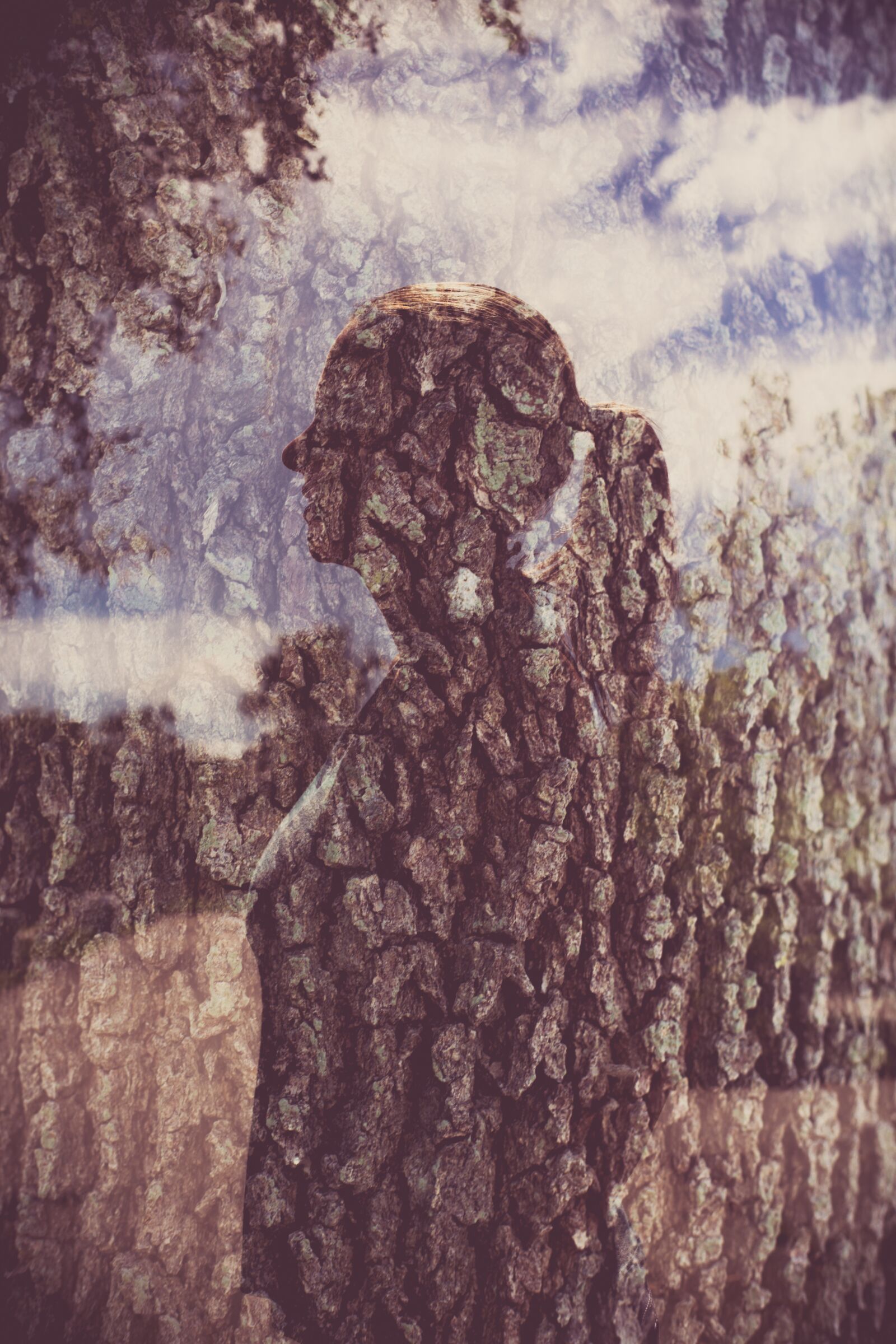 Canon EF 50mm F1.8 II sample photo. Double, exposure, girl photography