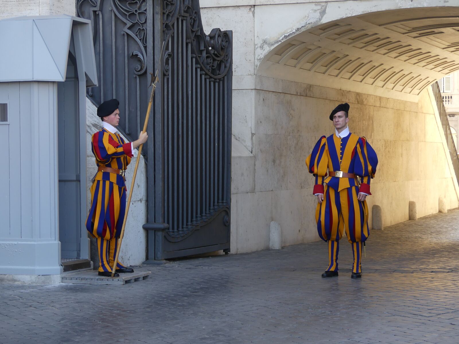 Panasonic Lumix DMC-FZ300 sample photo. Swiss guard, guards, italy photography