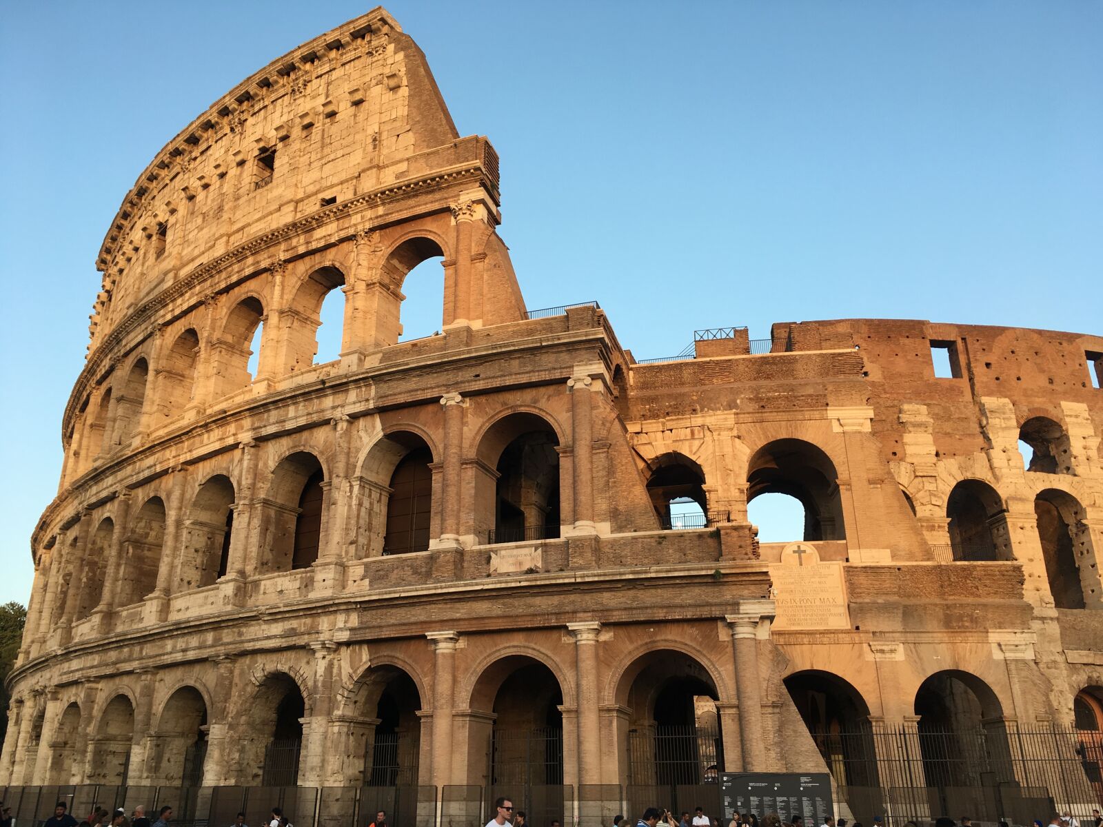 iPhone SE back camera 4.15mm f/2.2 sample photo. Colosseum, rome, eternal city photography