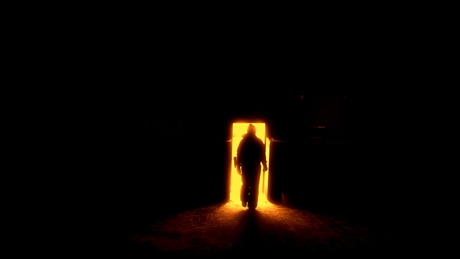 Canon EOS 60D sample photo. Human silhouette, the door photography