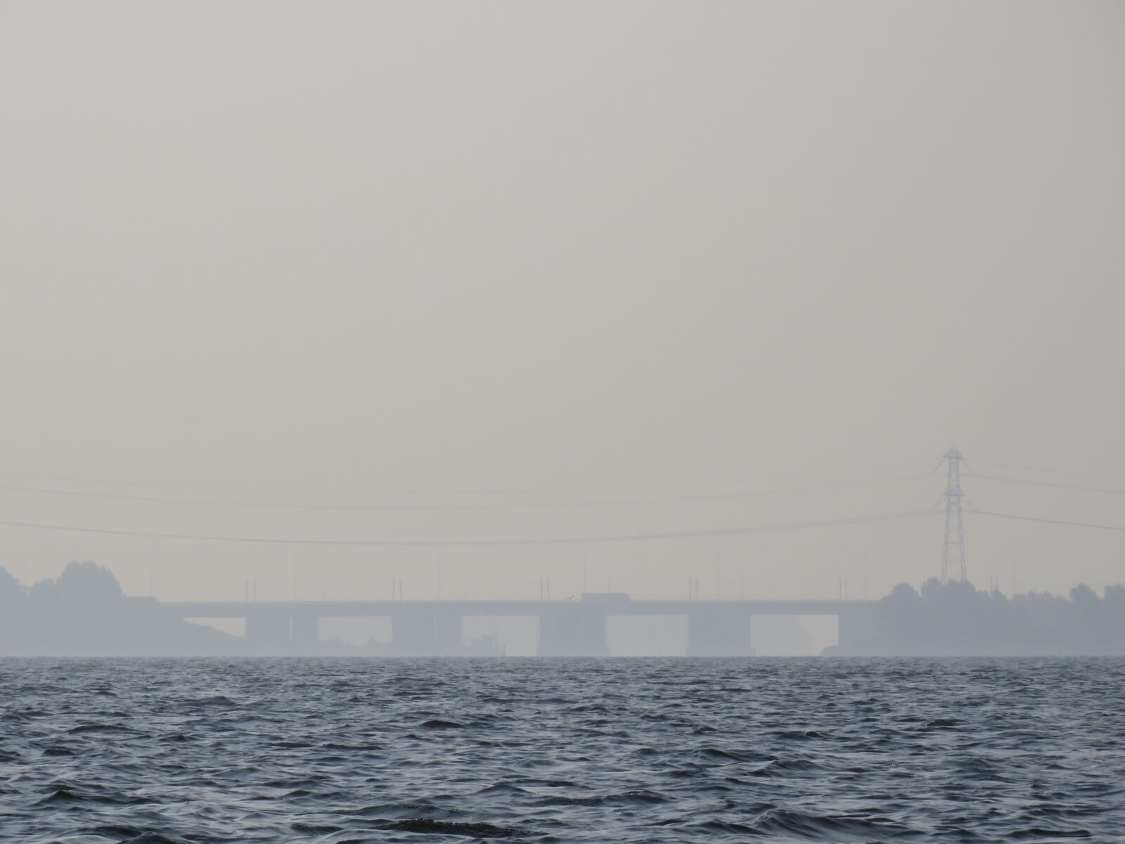 Canon PowerShot SX60 HS sample photo. Bridge, dawn, mist photography