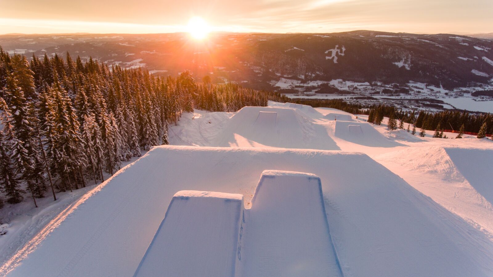 DJI FC330 sample photo. Beautiful, winter, sunset photography