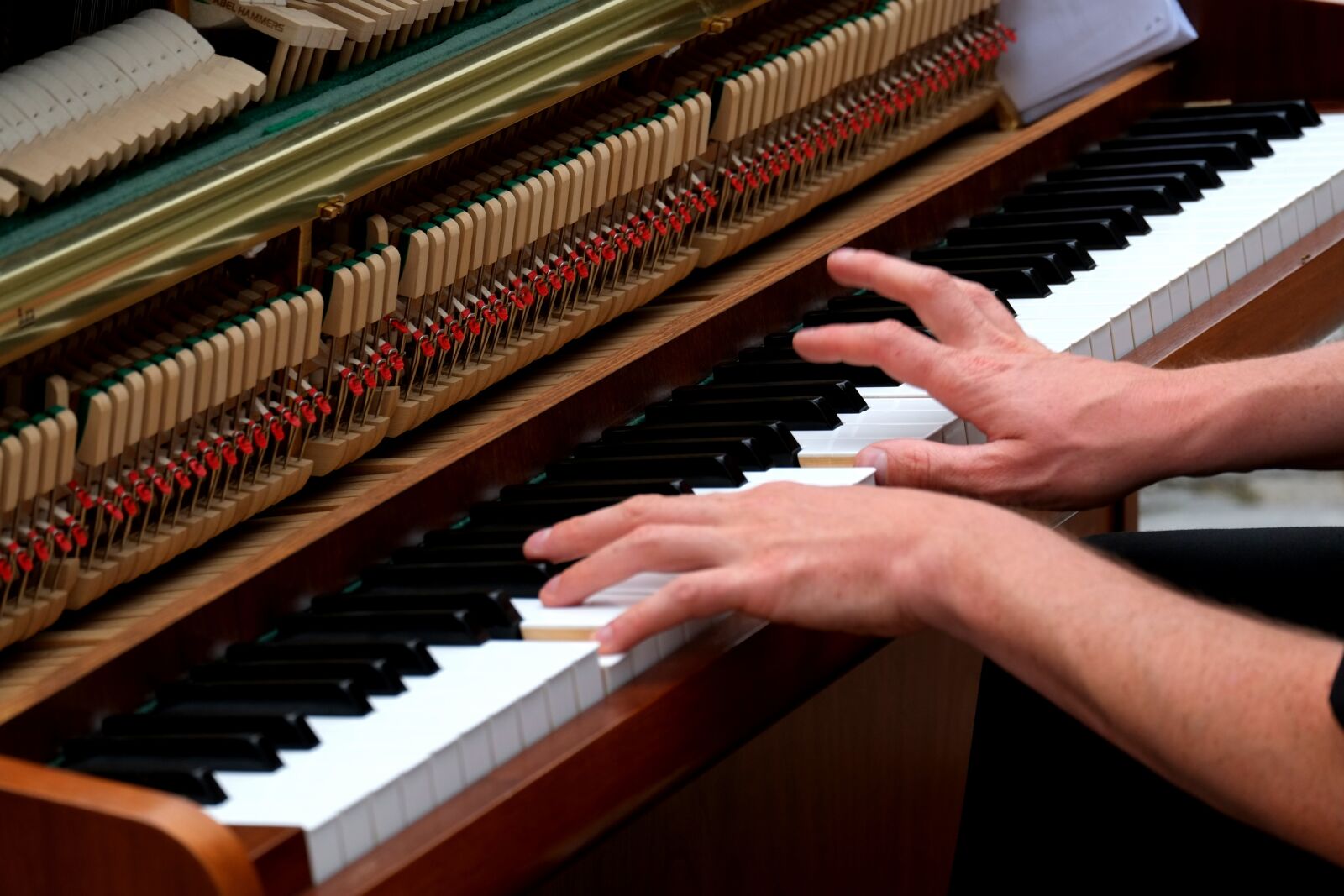 Fujifilm X-E1 sample photo. Playing the piano, musician photography