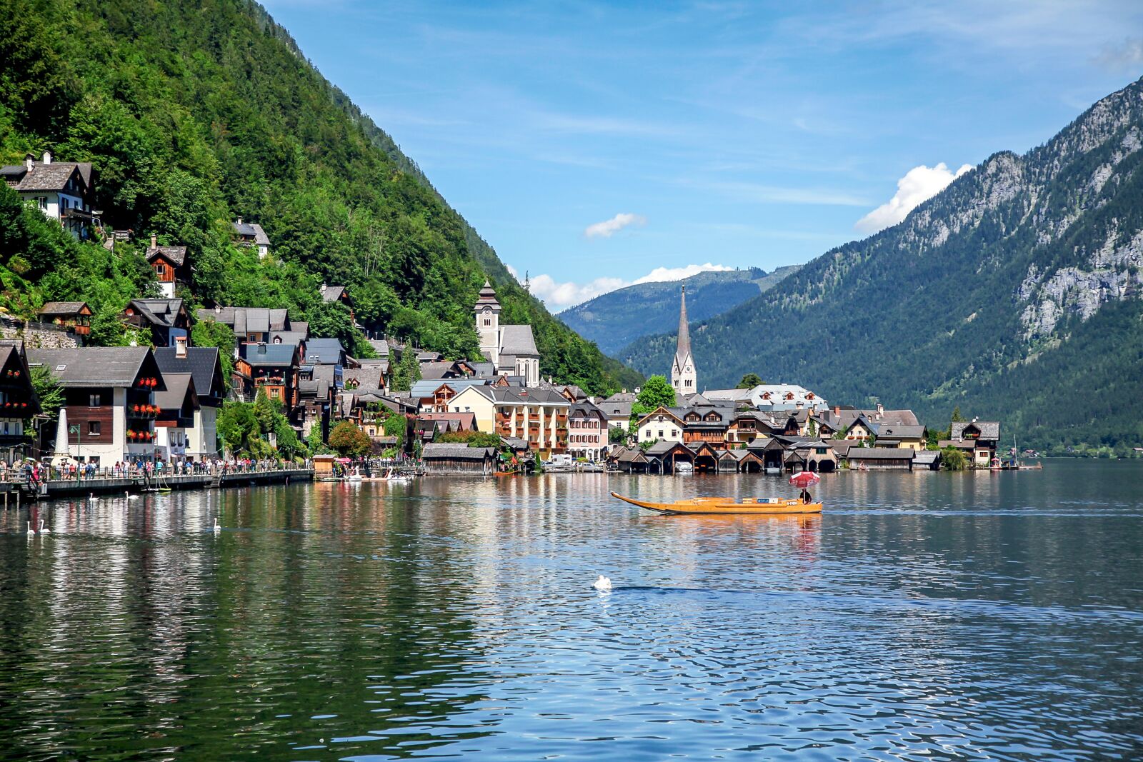 Canon EOS 5D Mark II sample photo. Hallstatt, open access, lake photography