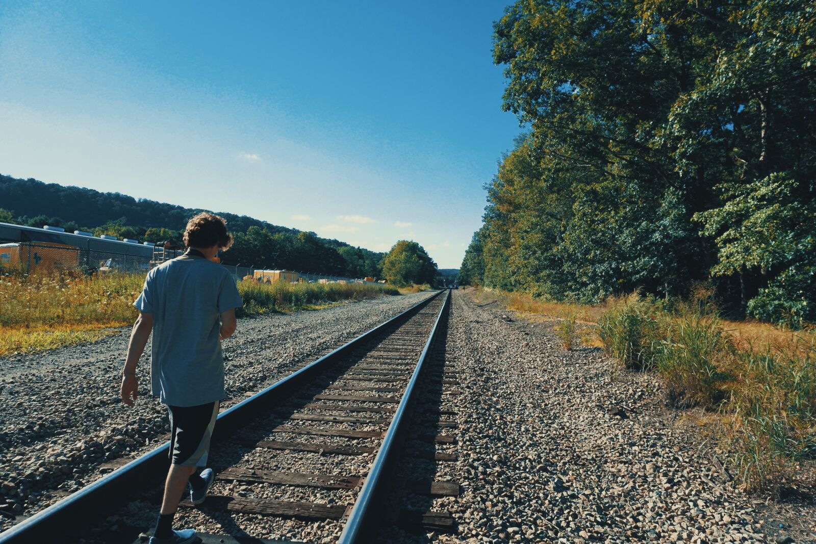 Sony a6300 sample photo. Trail, rail, station photography