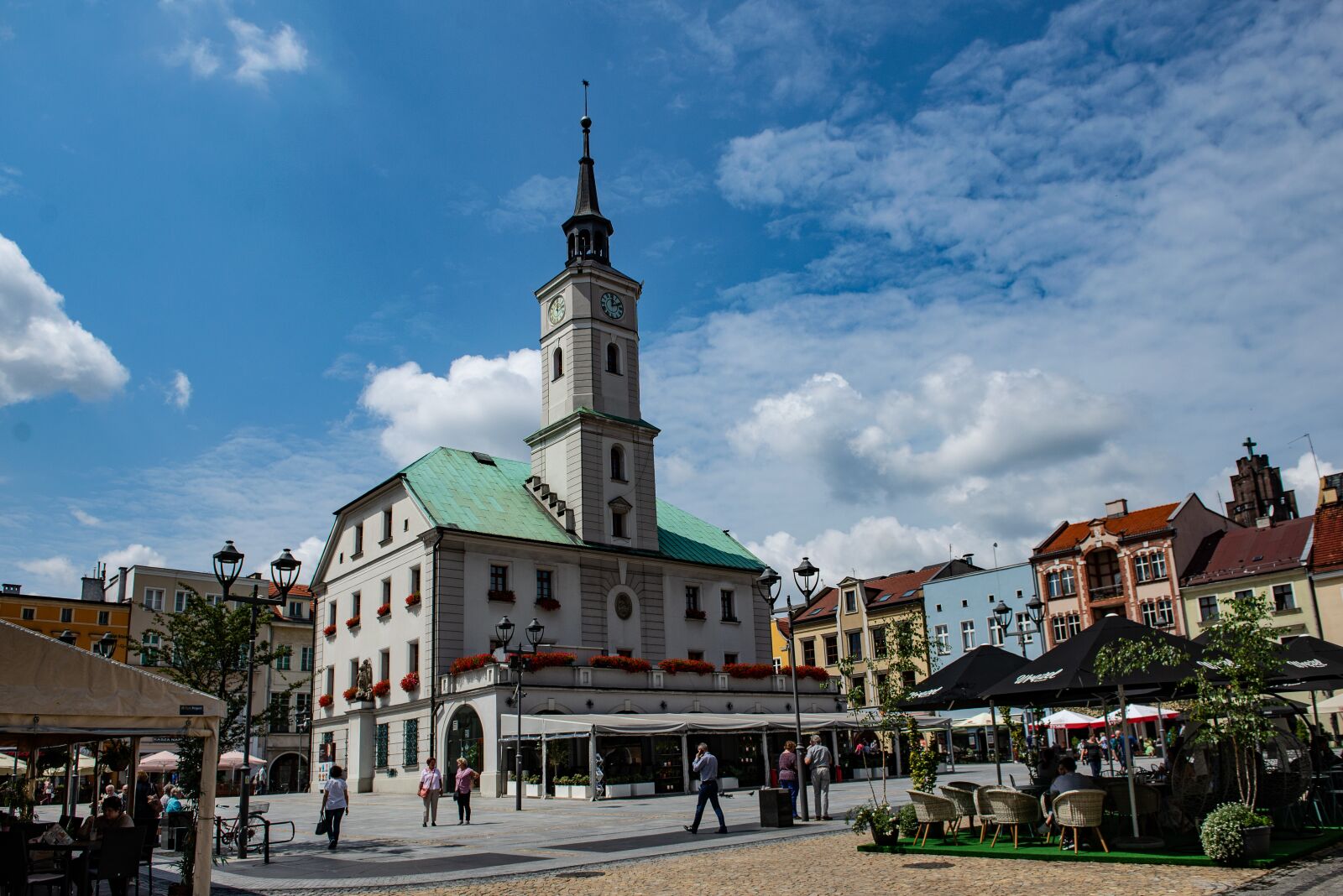 Nikon D600 sample photo. Gliwice, the market, summer photography
