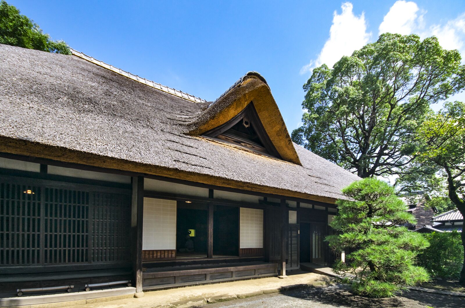 Pentax K-5 sample photo. Japan, rural houses, old photography