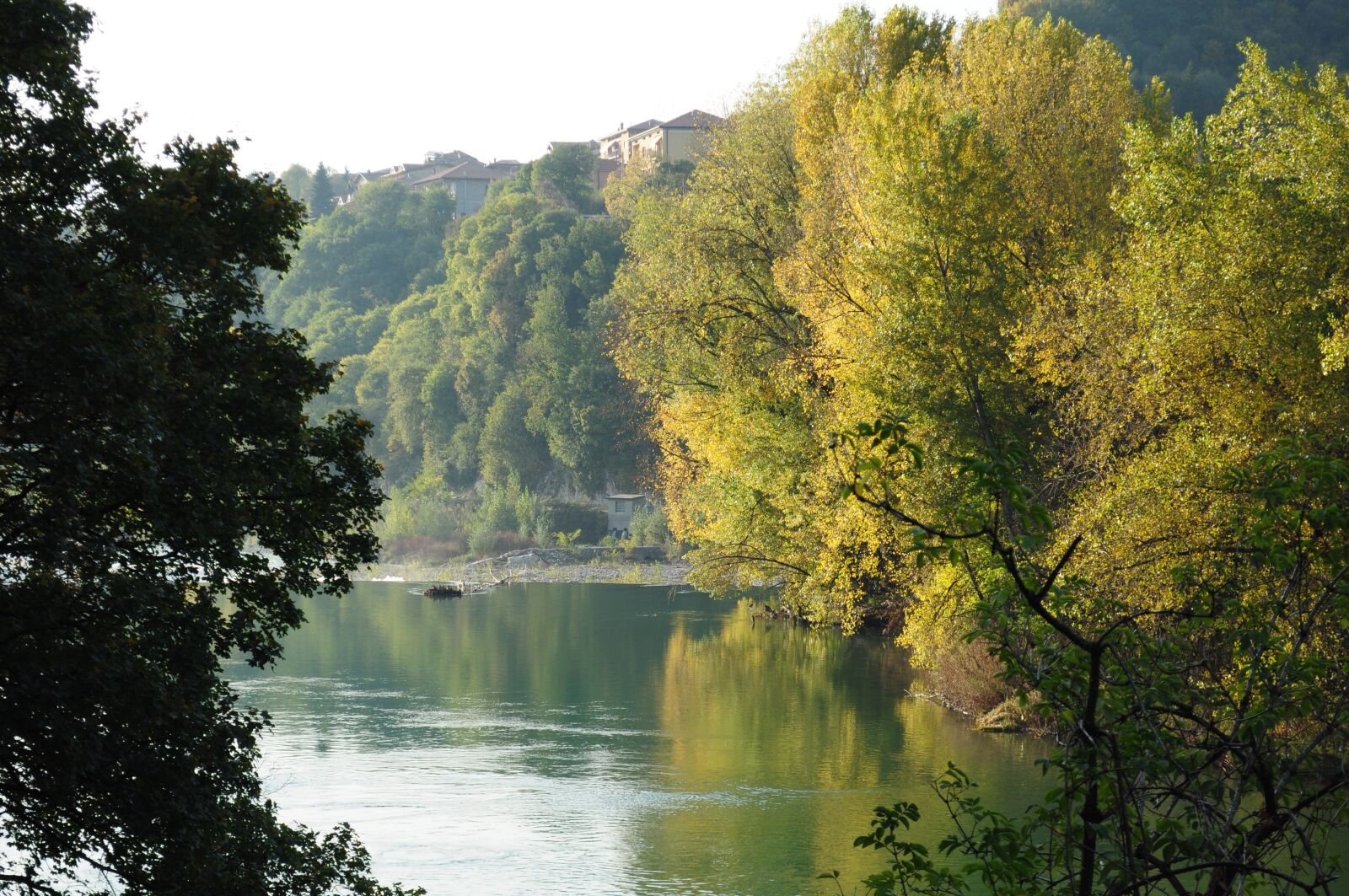 Nikon D5000 sample photo. Autumn, water, river photography