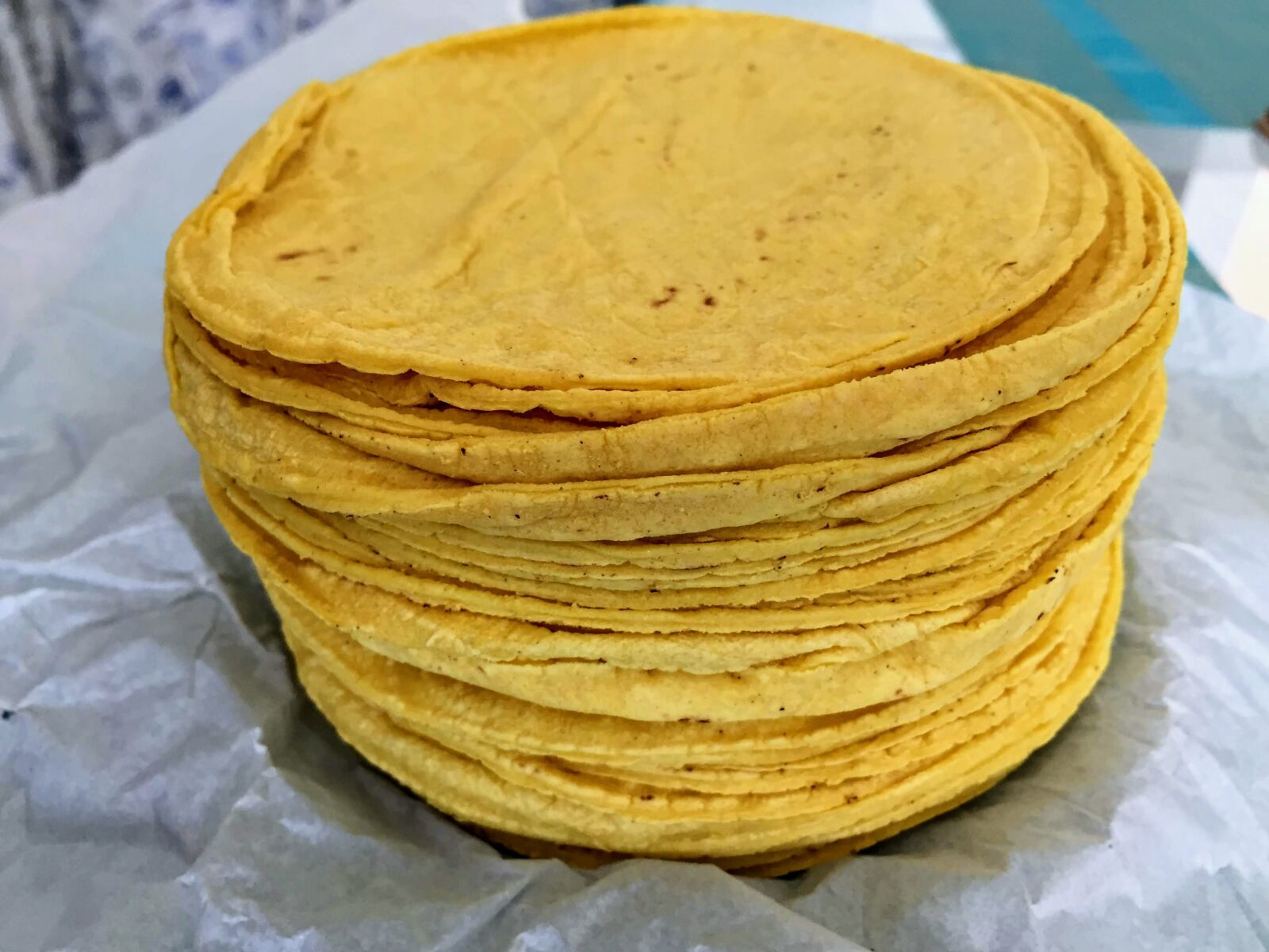 iPhone 6 back camera 4.15mm f/2.2 sample photo. Tortillas, corn, flour photography