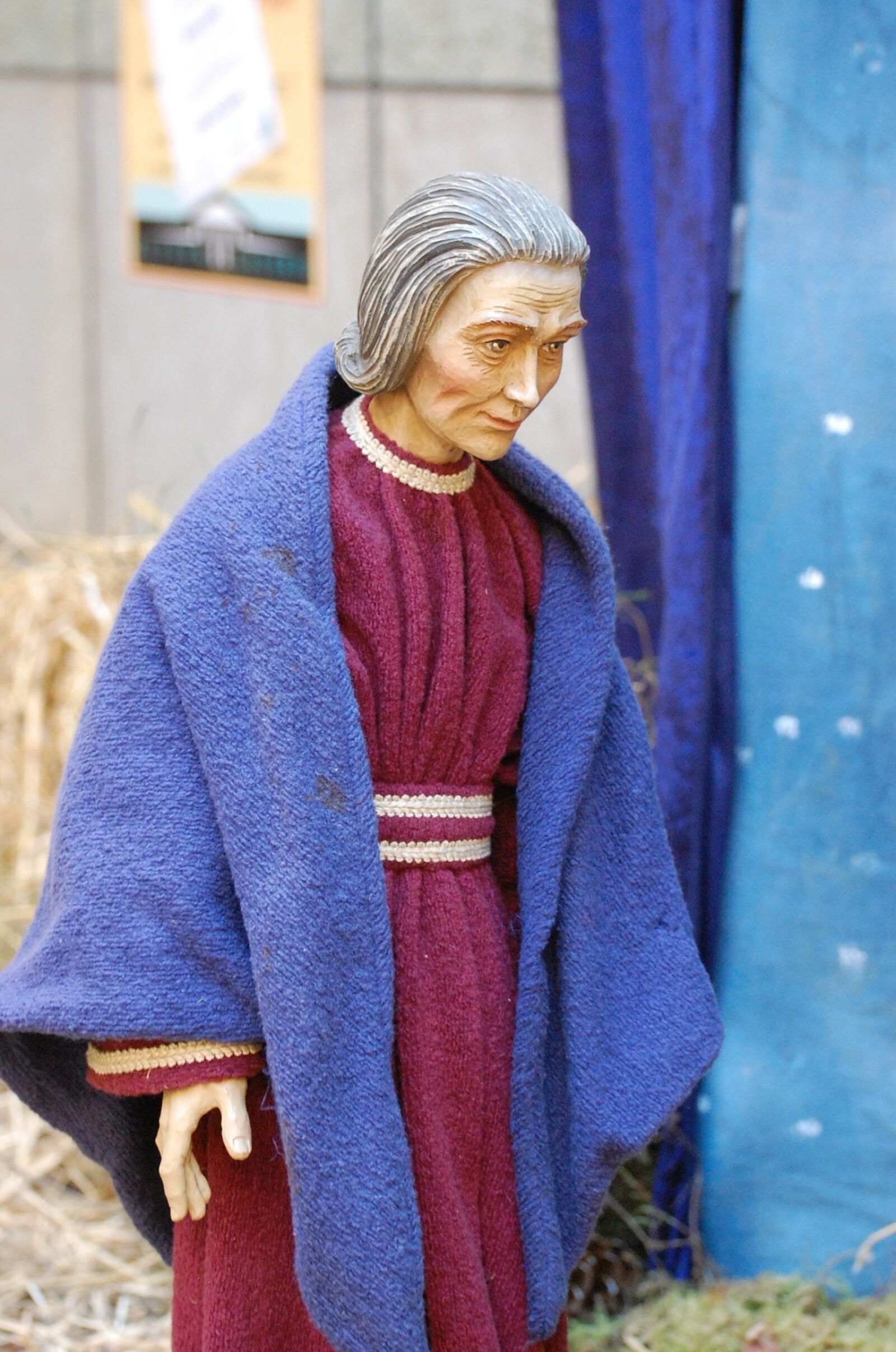 Nikon D40 sample photo. Santon, christmas, crib photography