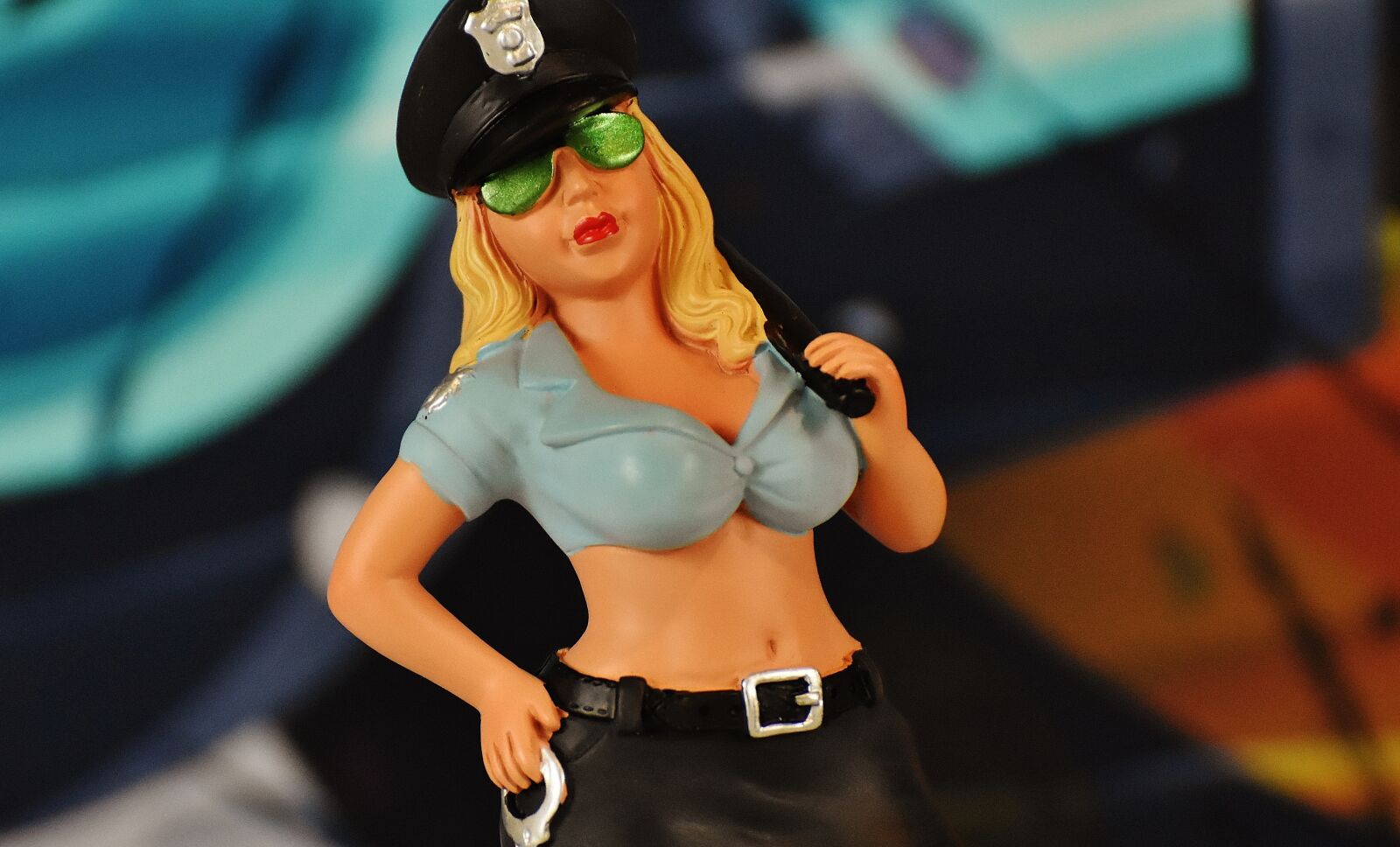 Nikon D7200 sample photo. Policewoman, figure, sexy photography
