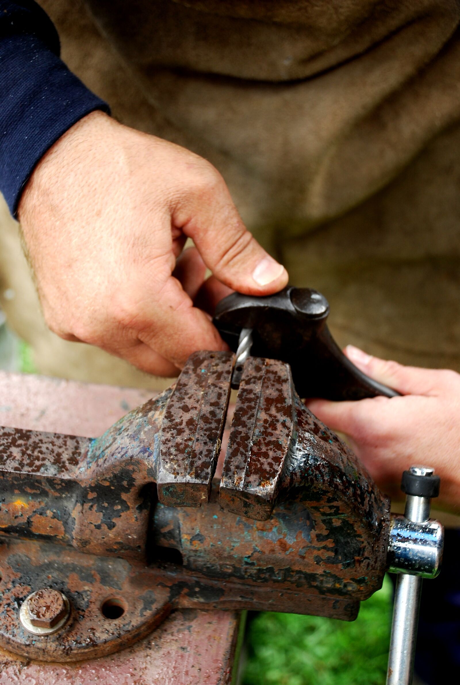 Nikon D40X sample photo. Forging, iron, metal photography