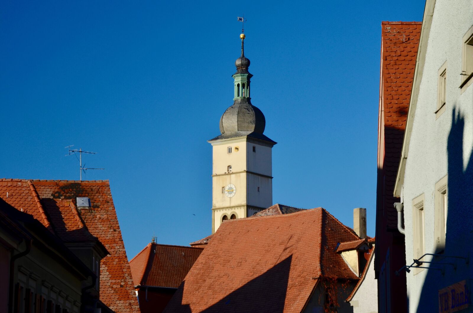 Nikon D5100 sample photo. Steeple, village, church photography