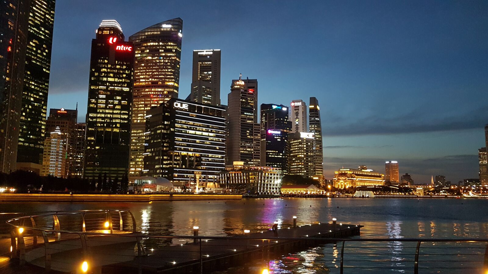 Samsung Galaxy S7 Edge sample photo. Singapore, night, city photography