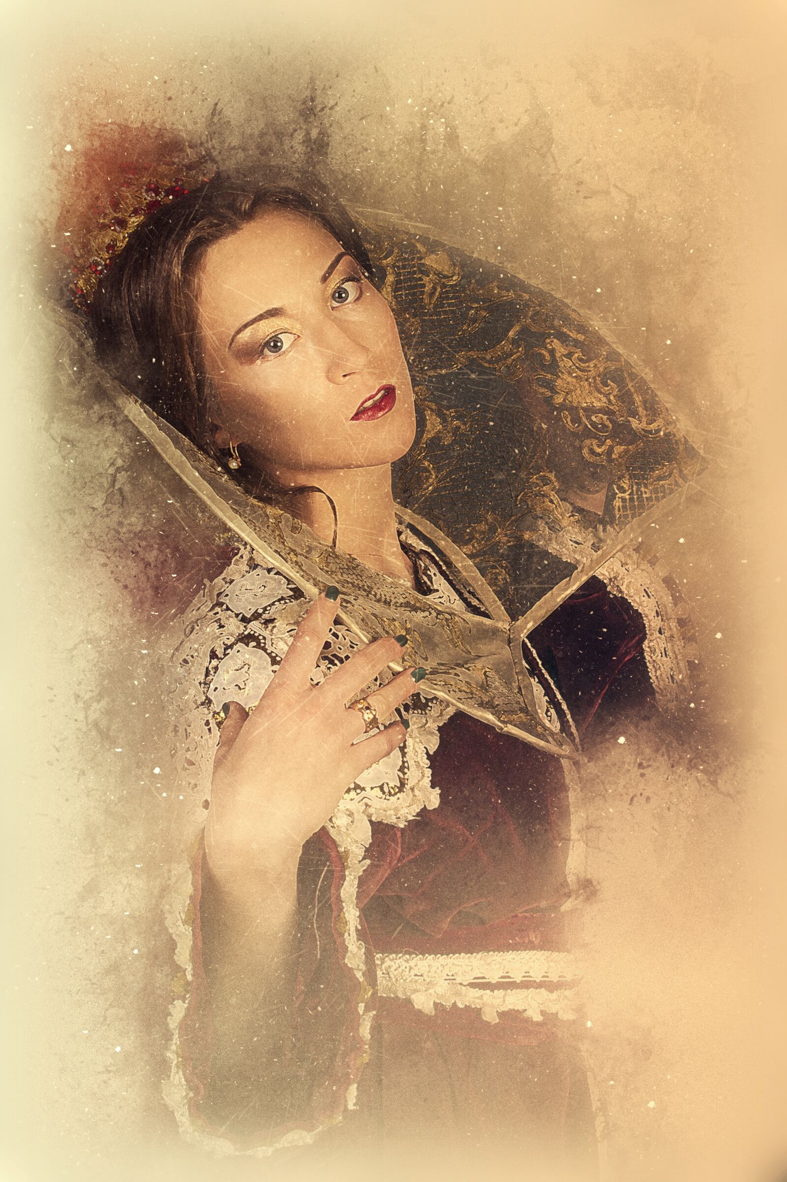 Nikon D7100 sample photo. Queen, portrait, model photography
