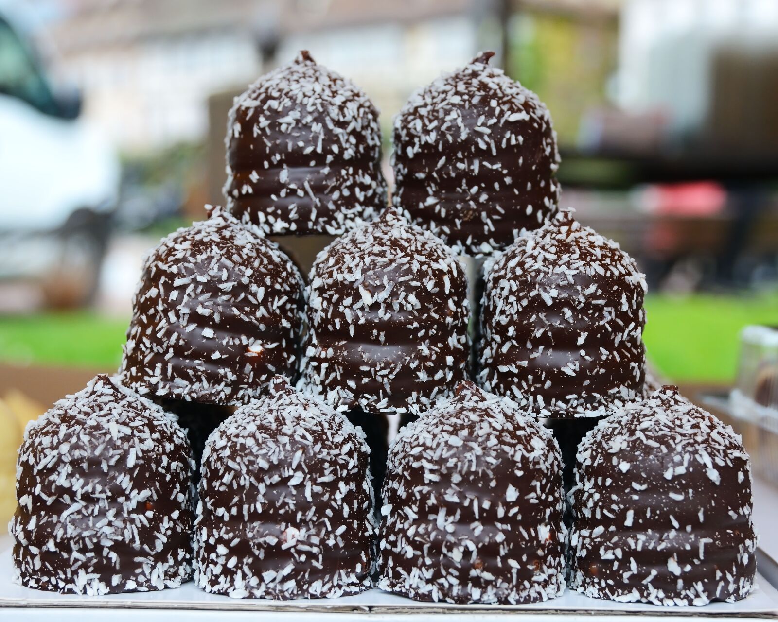 Nikon D7100 sample photo. Chocolate marshmallows, brown, sweet photography