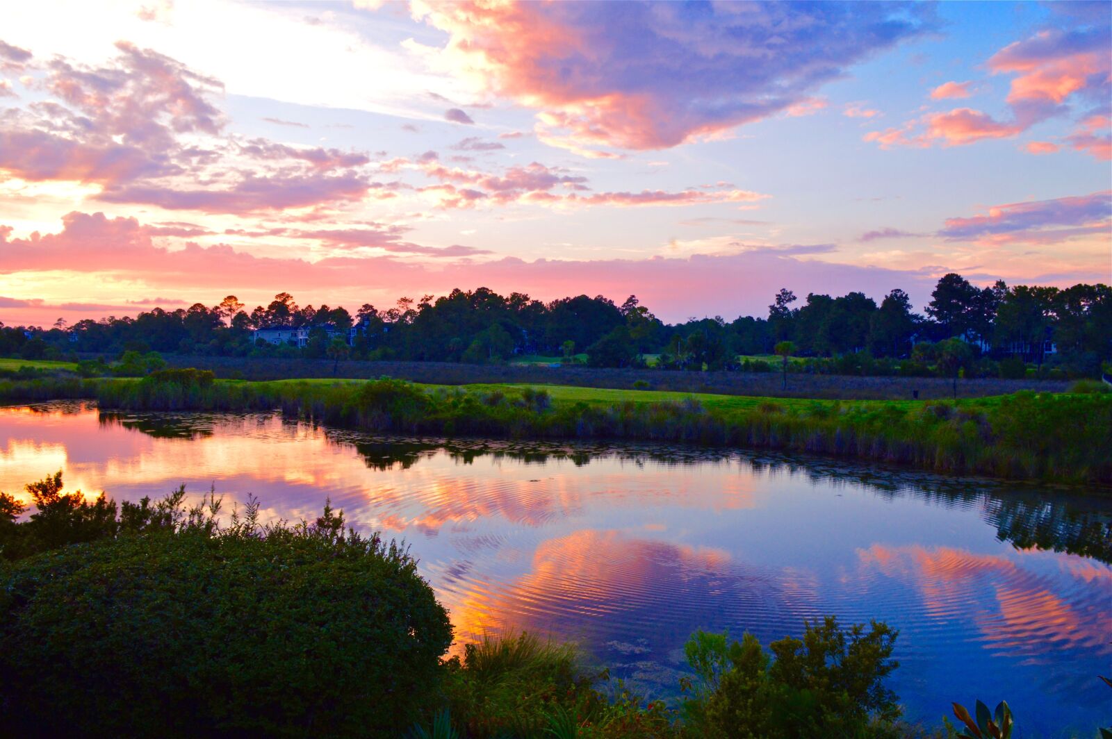 Nikon D3200 sample photo. Sunset, reflection, sky photography
