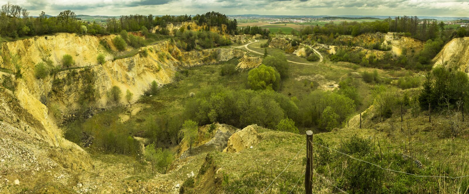 Sony a6300 + Sigma 30mm F2.8 EX DN sample photo. Panorama, gravel pit, sand photography