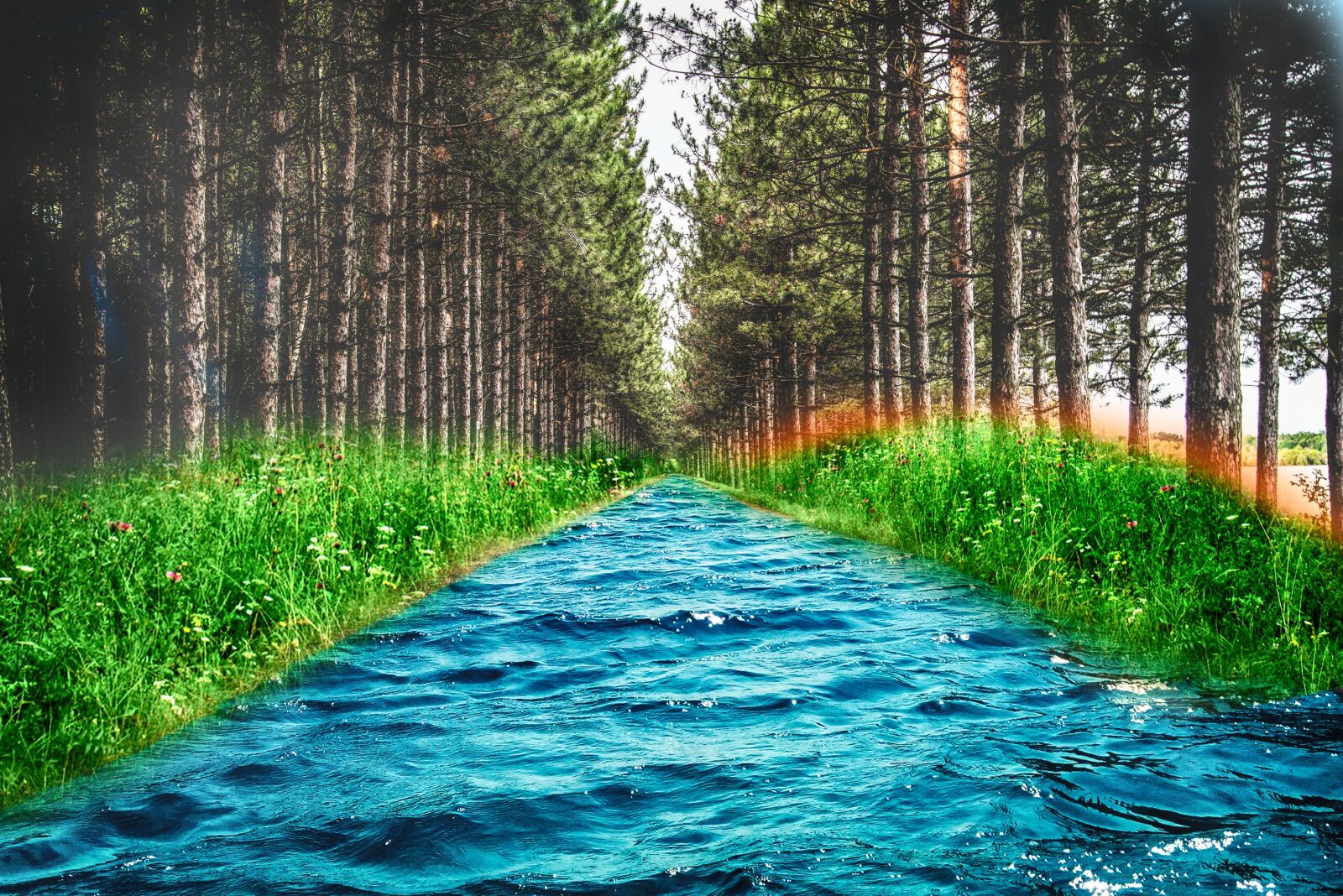 Nikon D800 sample photo. River, forest, landscape photography