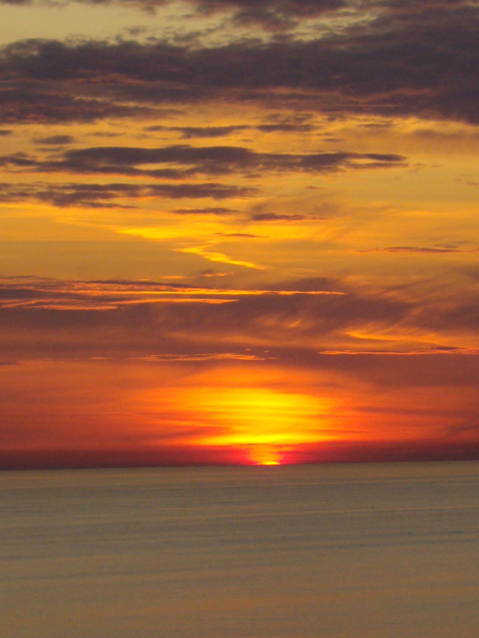 Sony DSC-S950 sample photo. Sunset, sea, rest photography