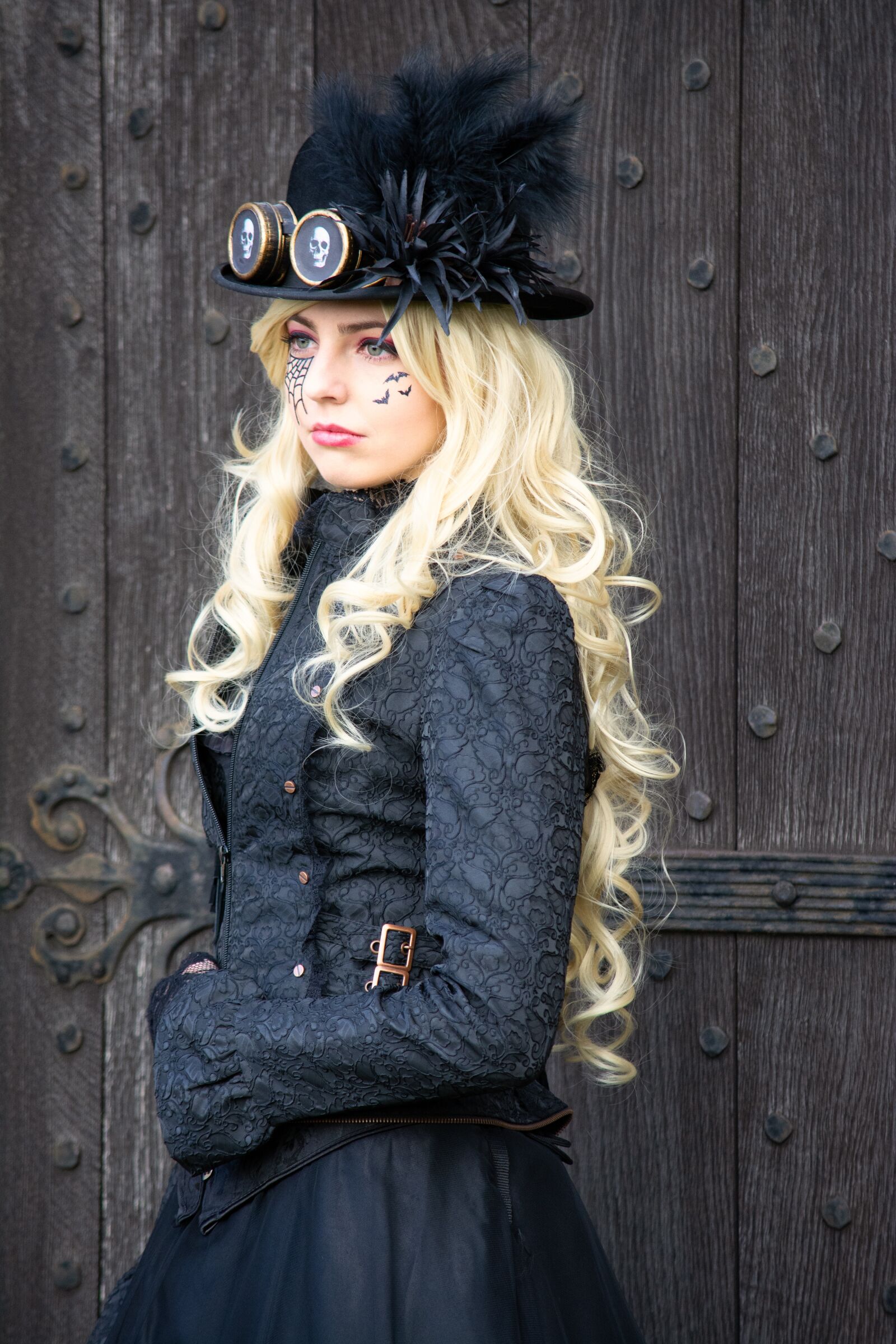 Nikon D7100 sample photo. Goth, gothic, goth festival photography