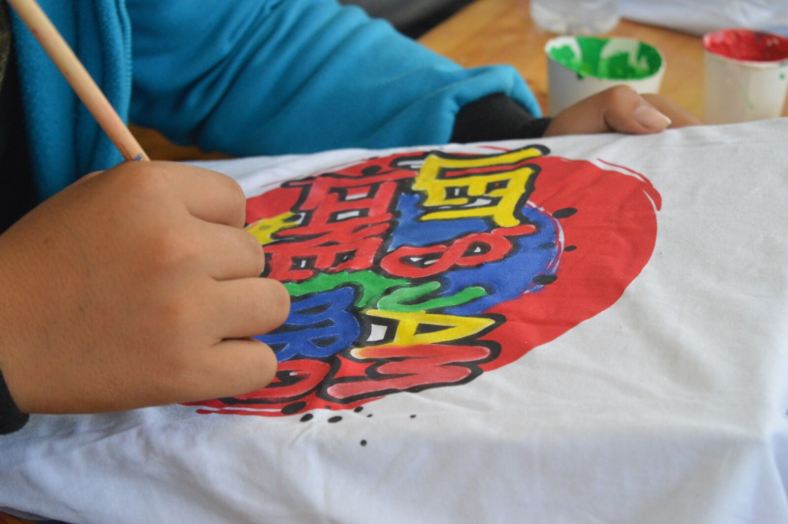 Nikon D3200 sample photo. Drawing, projam2016, t-shirt photography