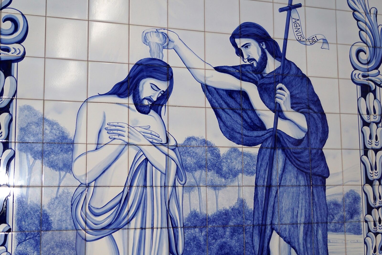 Sony ILCA-77M2 + Sony DT 16-50mm F2.8 SSM sample photo. Jesus, baptism, tile photography