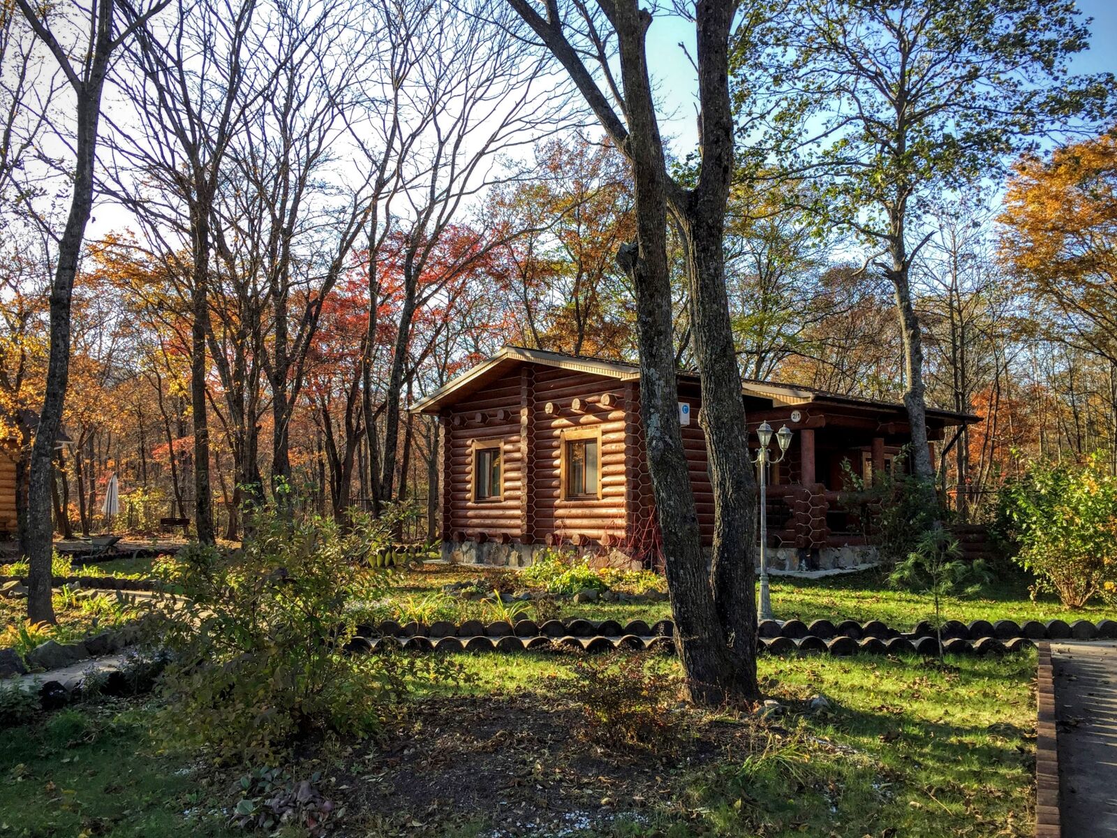 Apple iPhone 6 sample photo. Autmn, cabin, fall, forest photography