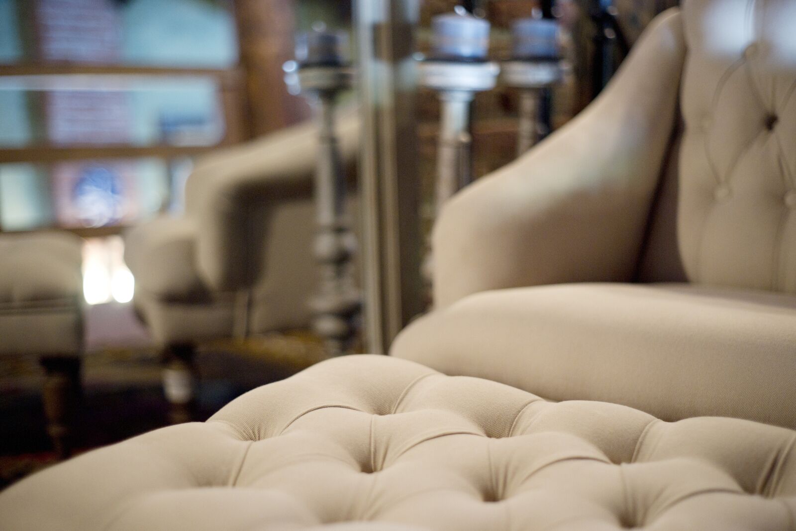 Sony Alpha DSLR-A850 sample photo. Armchair, fabric, furniture photography