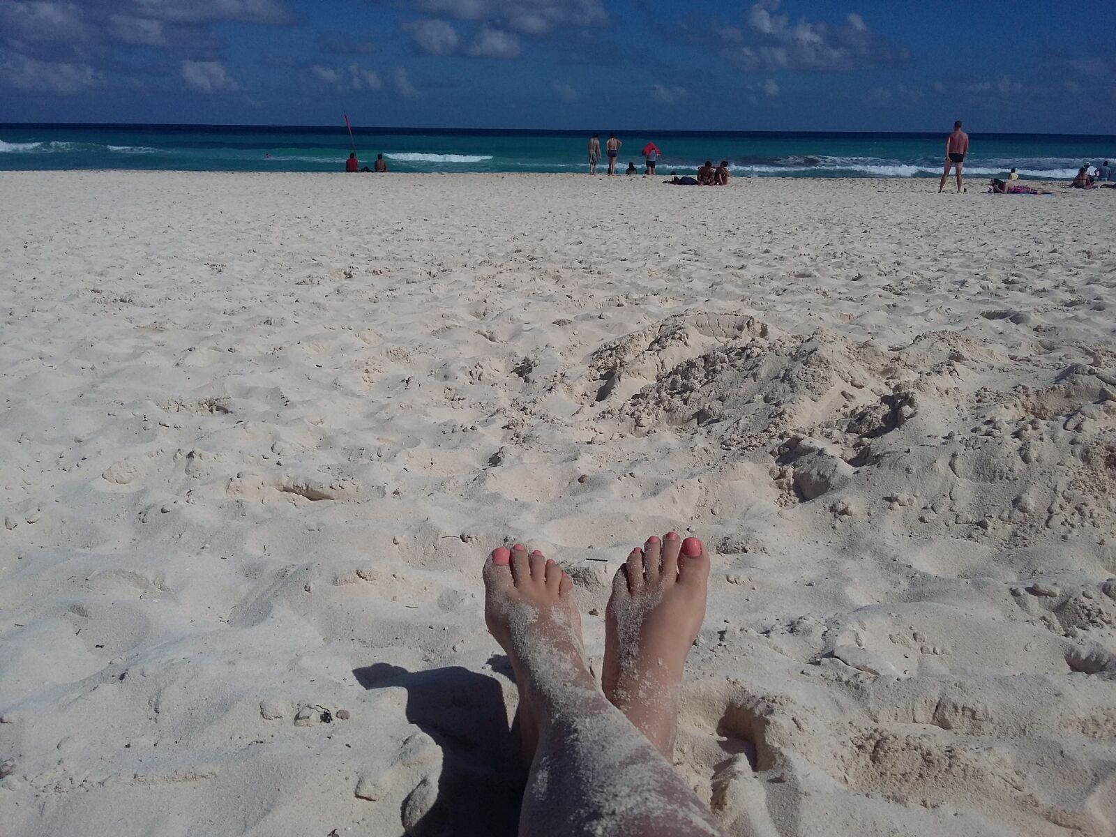 Samsung Galaxy Grand Prime sample photo. Beach, feet, sky photography