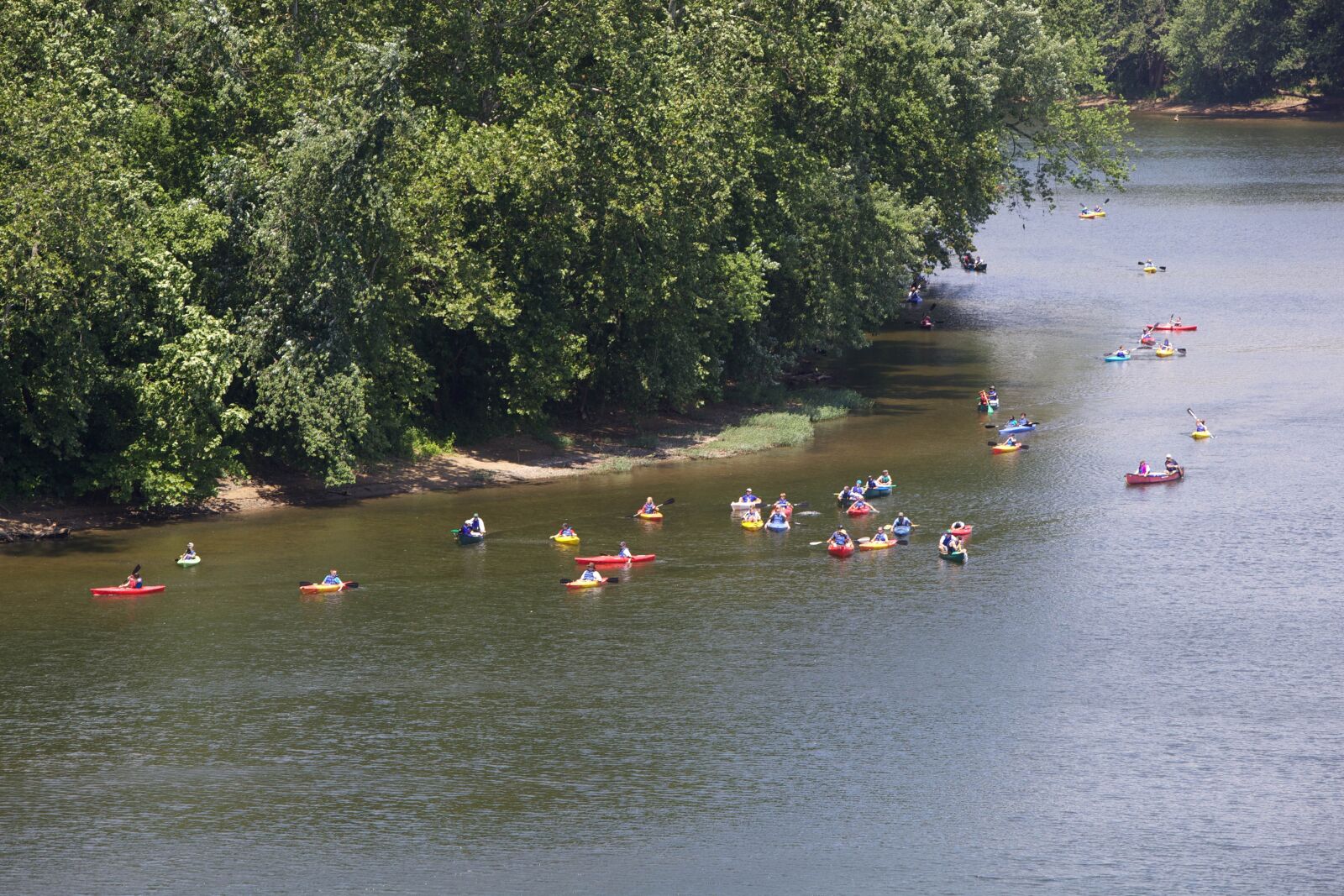 Canon EOS 5D Mark II sample photo. Group, float, kayaking photography
