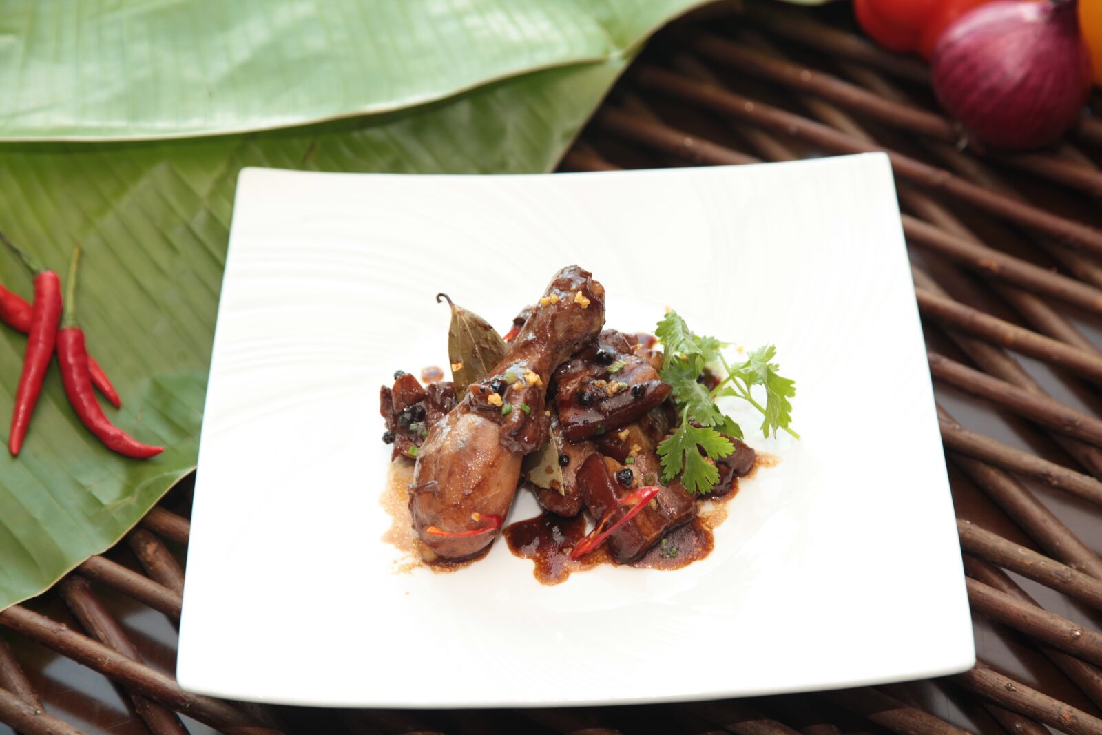 Canon EOS 5D Mark II sample photo. Adobo, chicken, pork photography