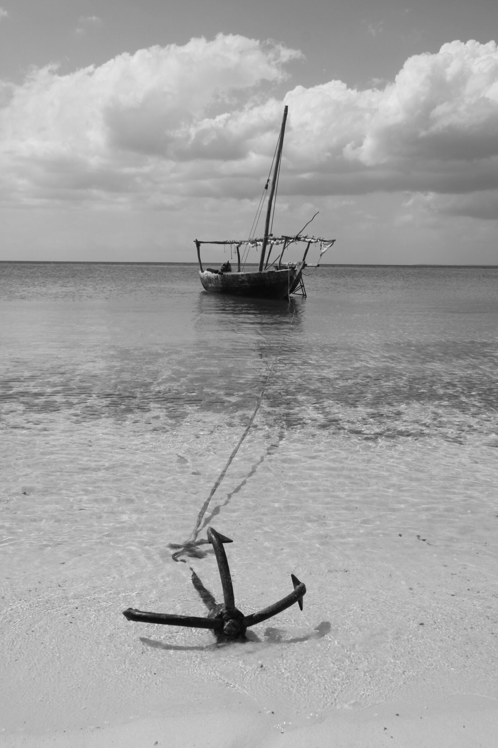 Canon EOS 50D sample photo. Zanzibar, anchor, sea photography