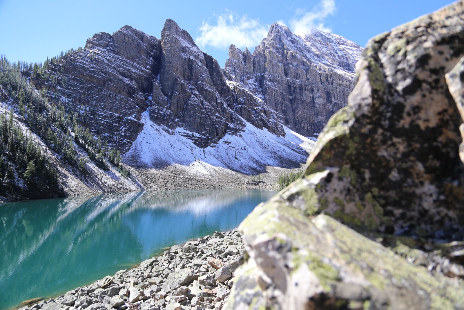 Canon EOS 6D + Canon EF 24-105mm F4L IS USM sample photo. Lake agnes, canada, lake photography