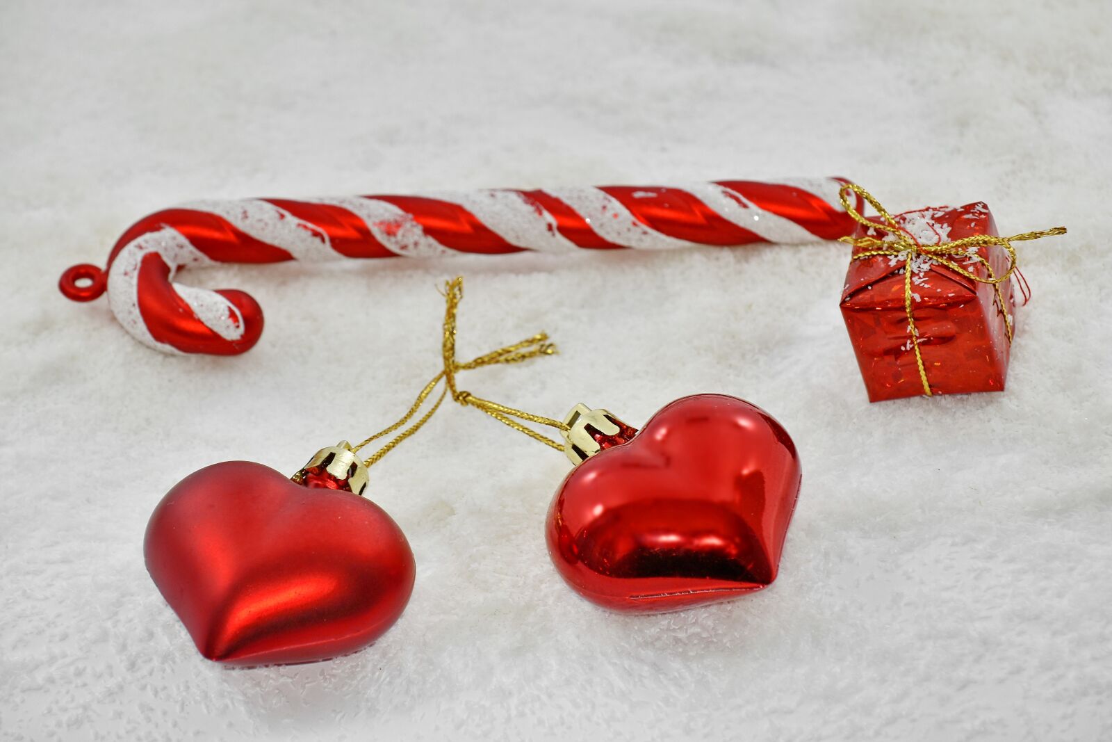Nikon D5500 sample photo. Christmas, decoration, gift, hearts photography