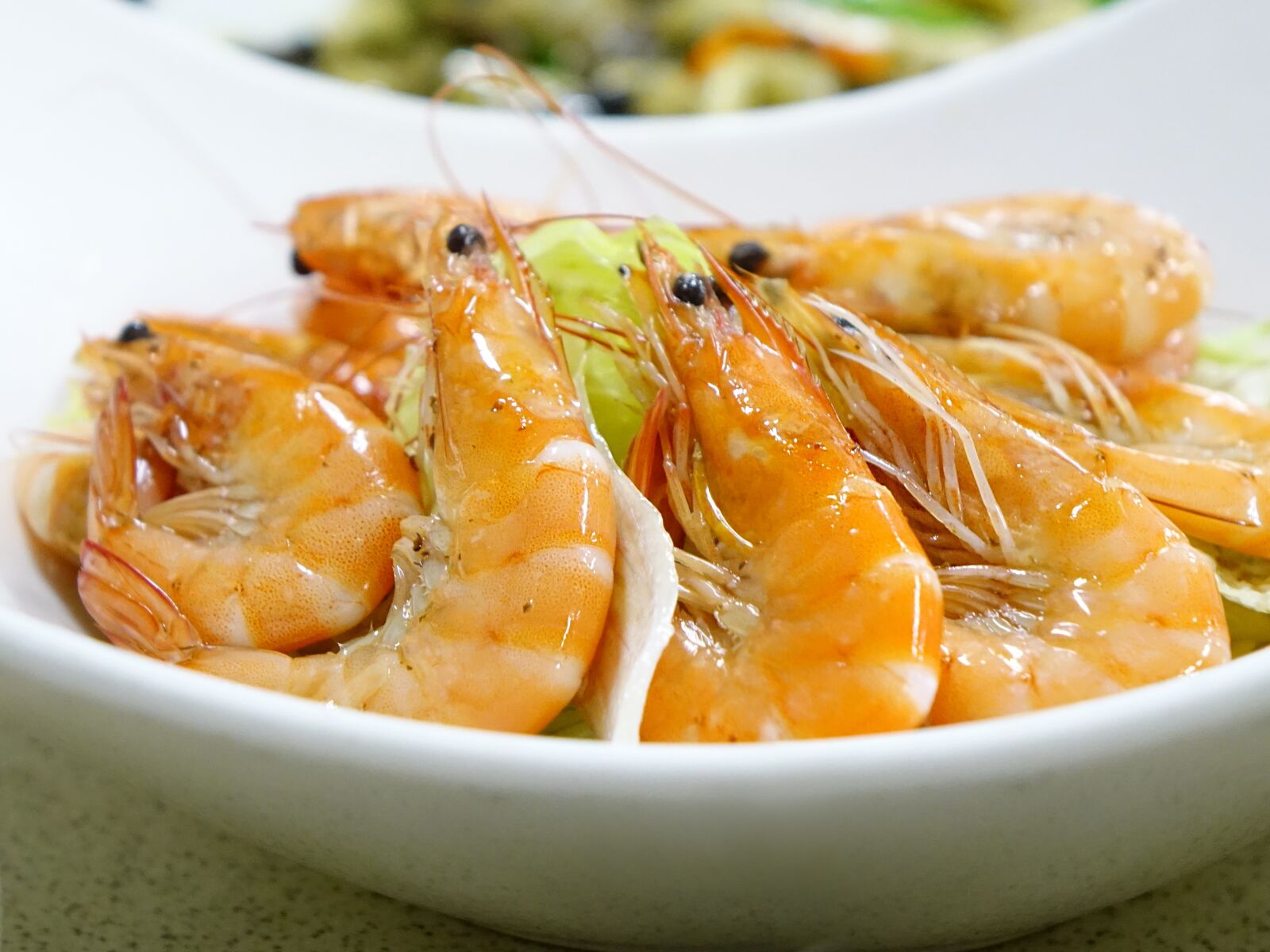 Sony Cyber-shot DSC-RX10 sample photo. Prawns, steamed, seafood photography