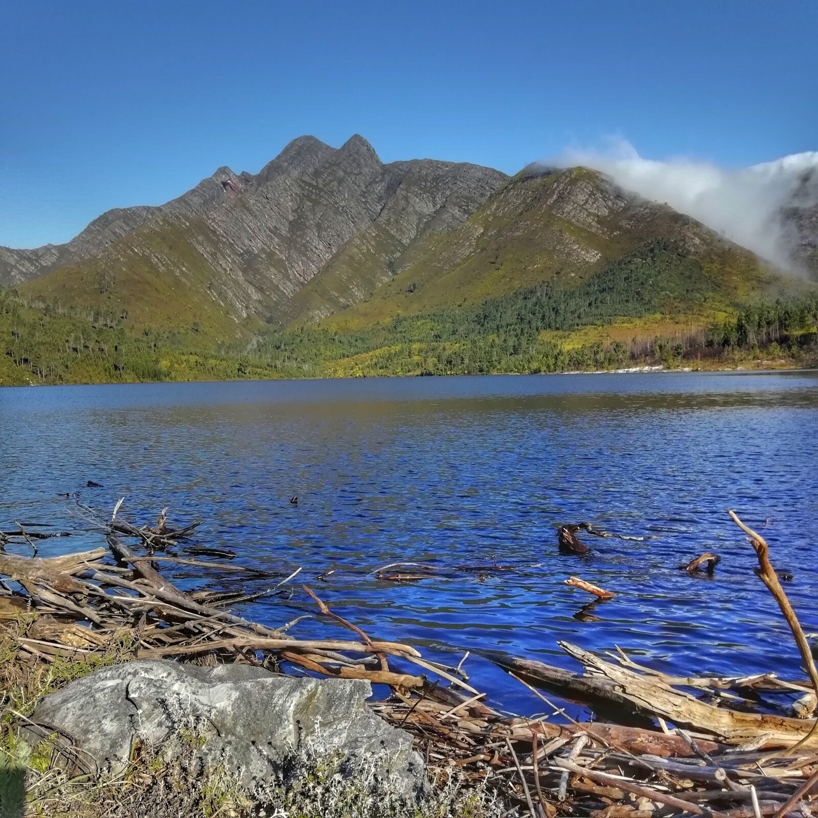 HUAWEI FIG-LX1 sample photo. Water, reservoir, mountain photography