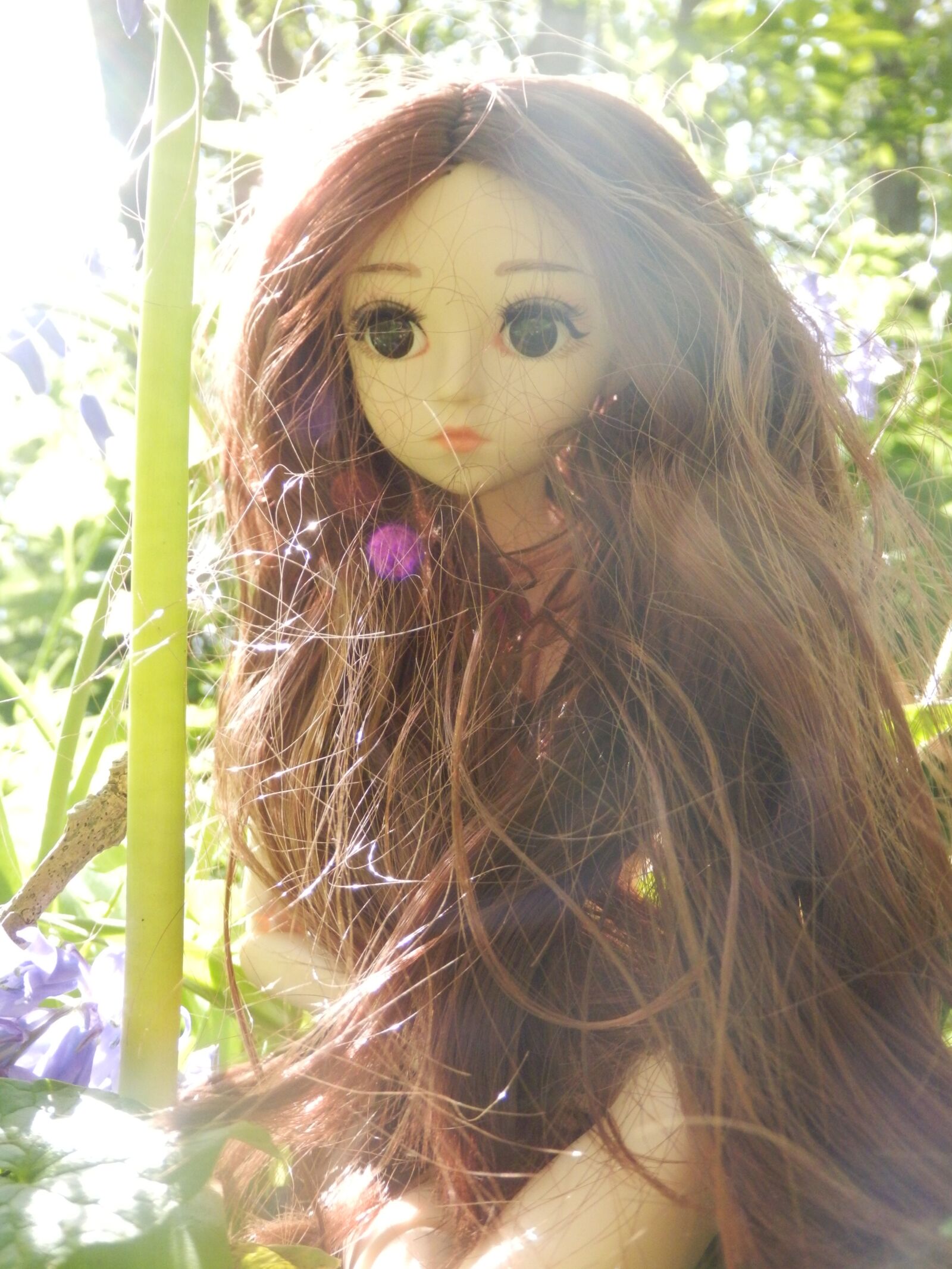 Olympus SZ-31MR sample photo. Flowers, girl, doll photography