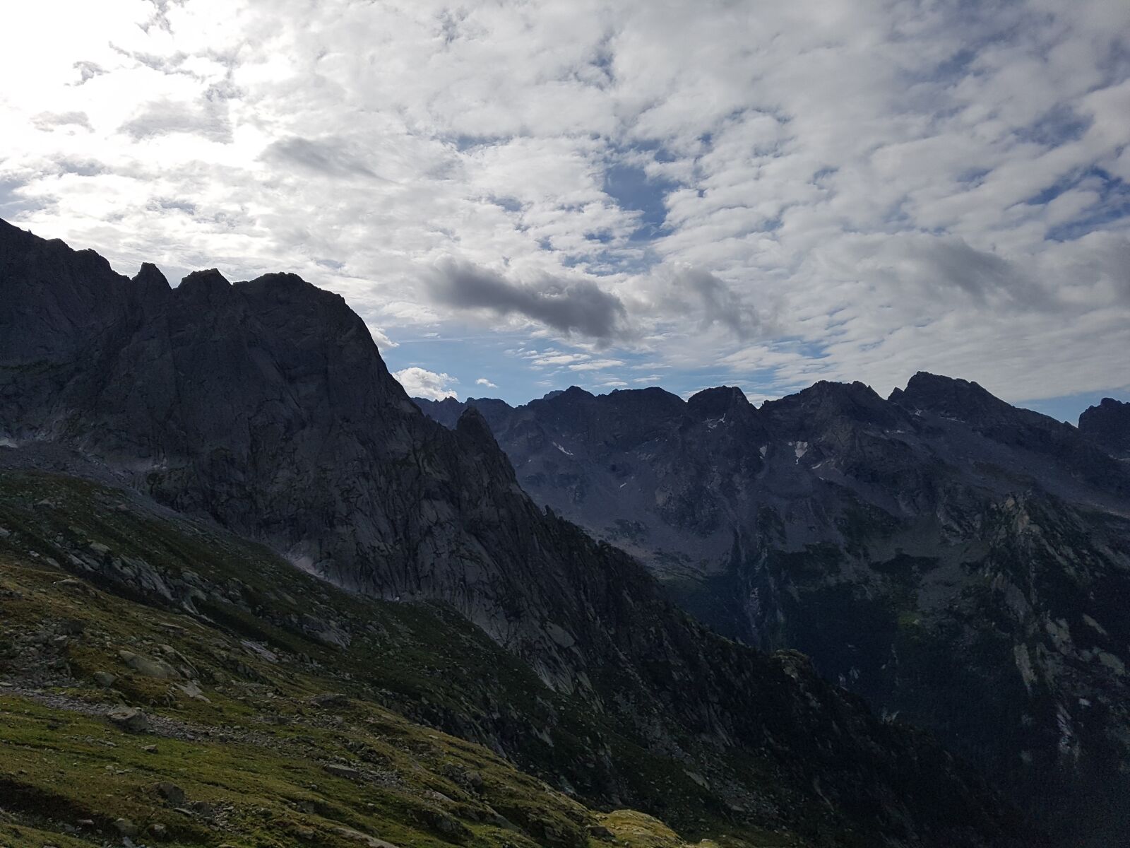 Samsung Galaxy S7 Edge sample photo. Mountains, clouds, the alps photography