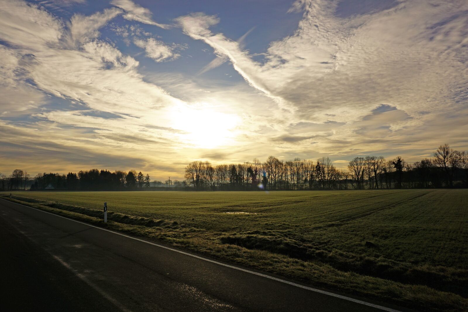 Sony a6000 sample photo. Sunset, sky, clouds photography