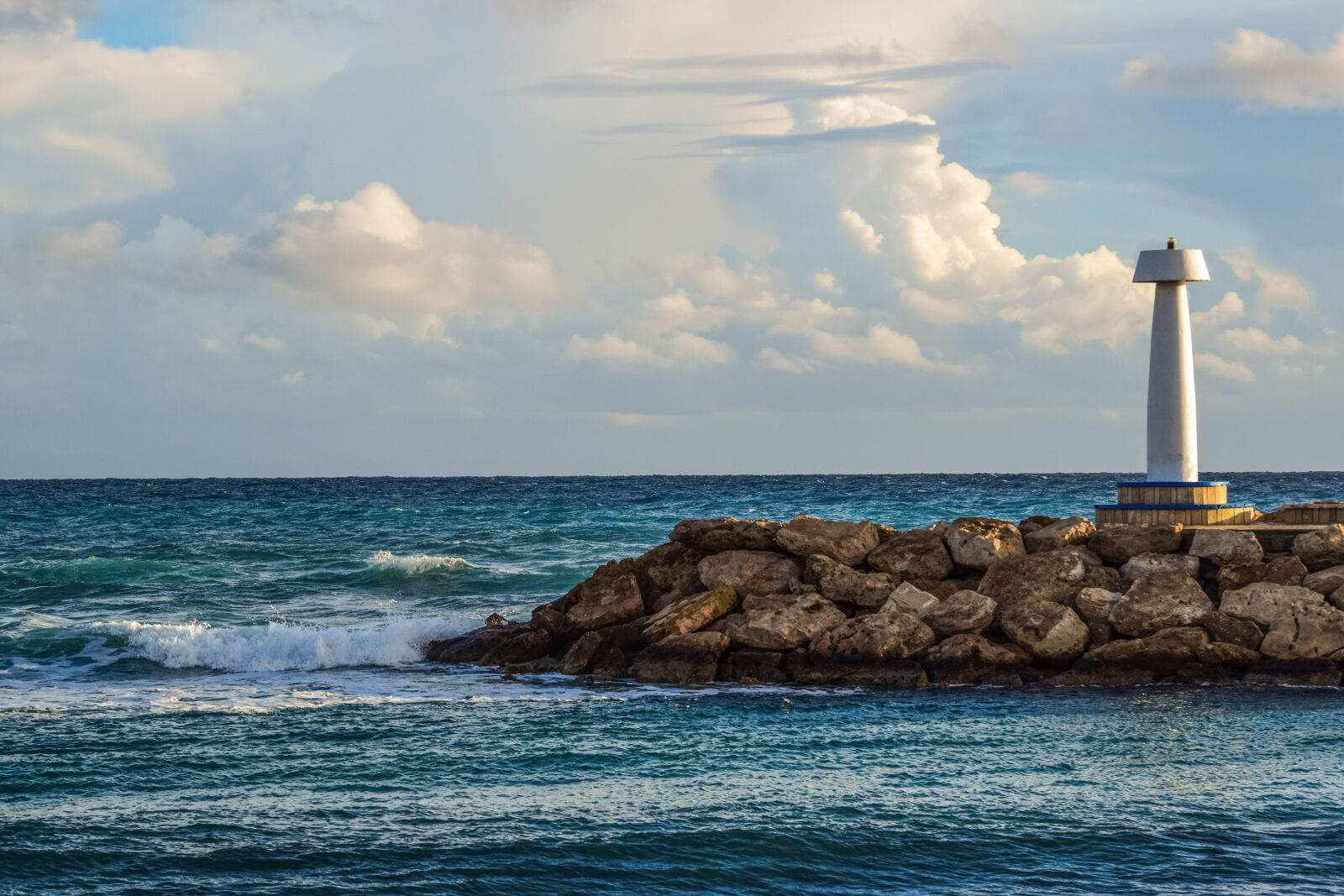 Nikon D3300 sample photo. Sea, breakwater, lighthouse photography