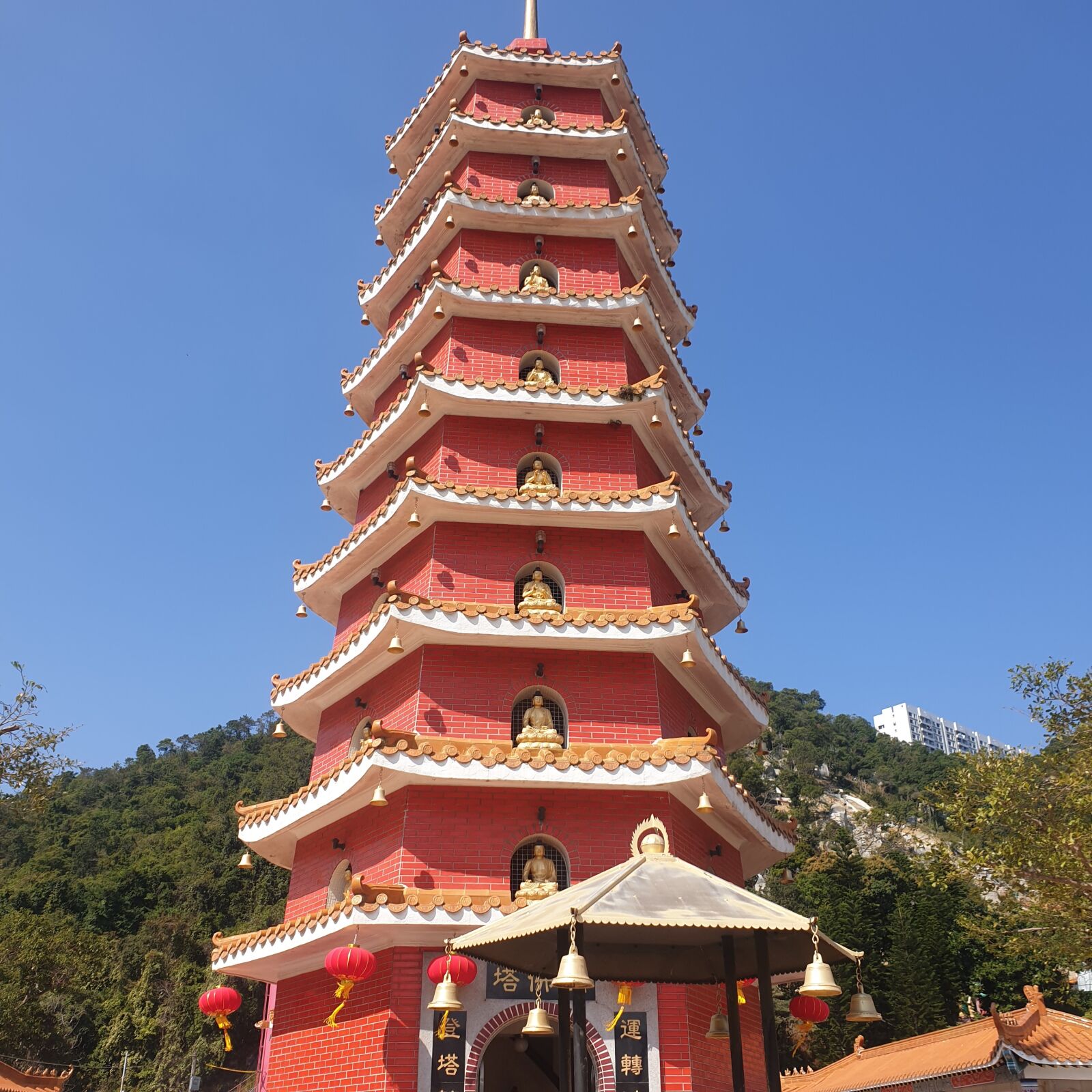 Samsung Galaxy S9 sample photo. Tower, temple, budha photography